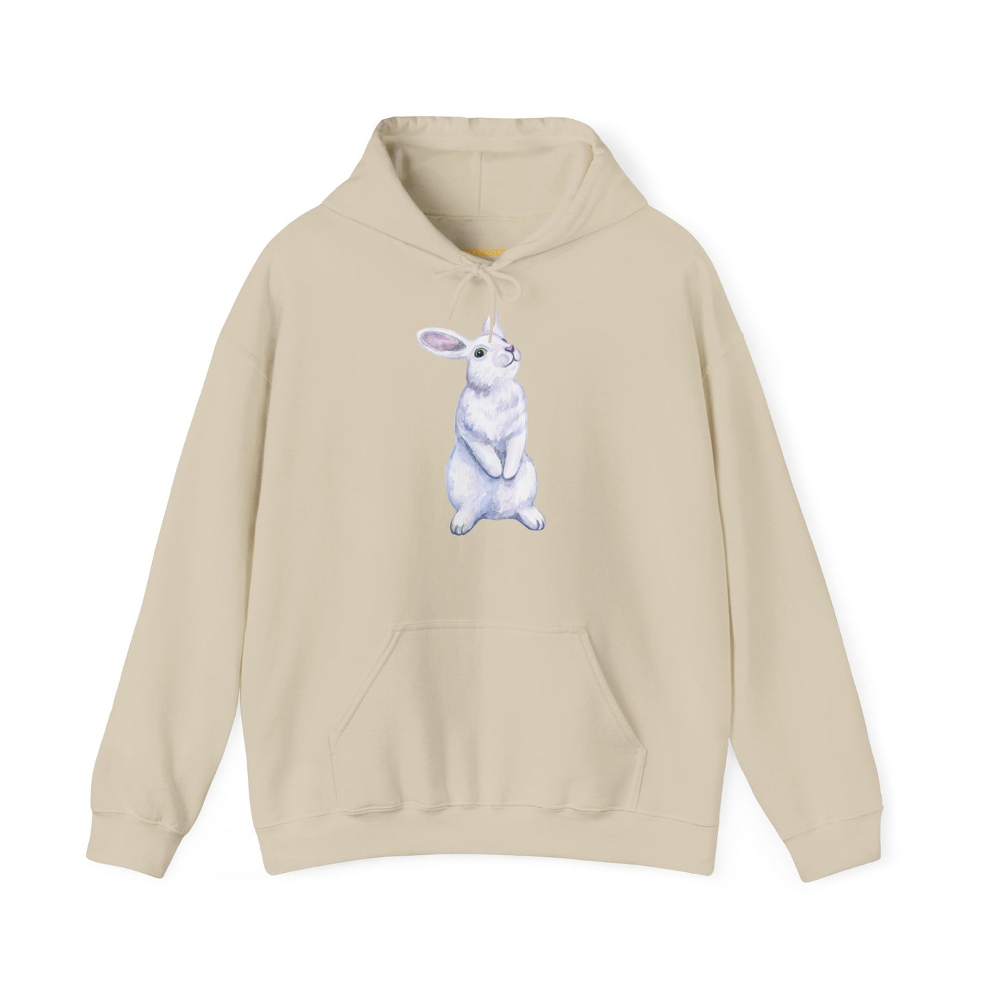 Folge dem weißen Hasen Unisex Heavy Blend Hoodie