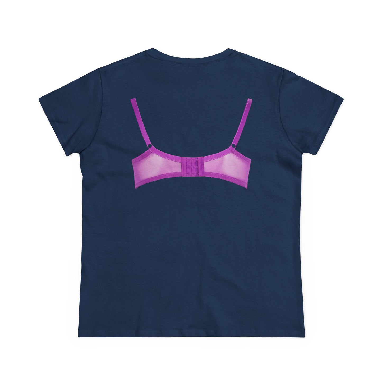Damen-BH-T-Shirt aus mittelschwerer Baumwolle