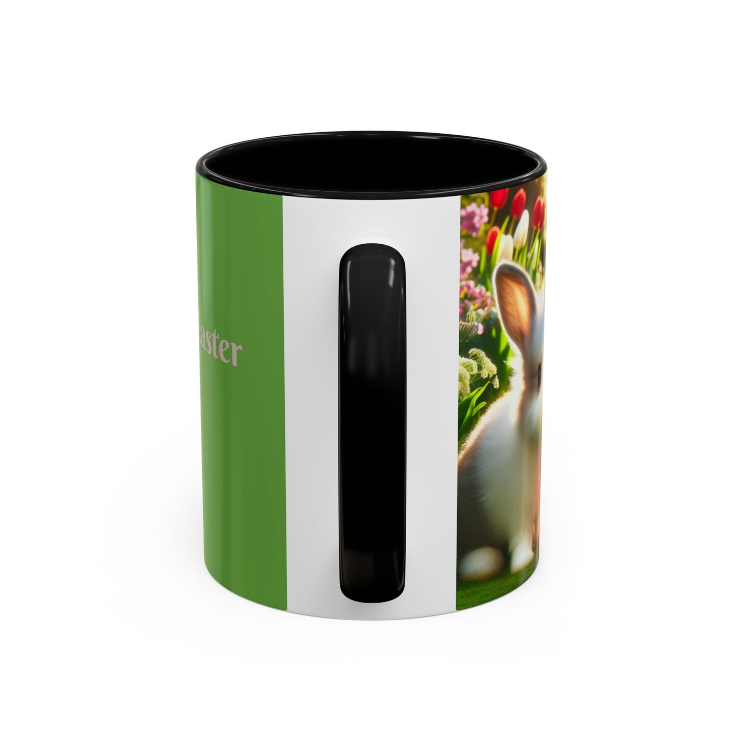 Happy Easter Accent Coffee Mug - 11 & 15oz - Perfect for Spring Celebrations