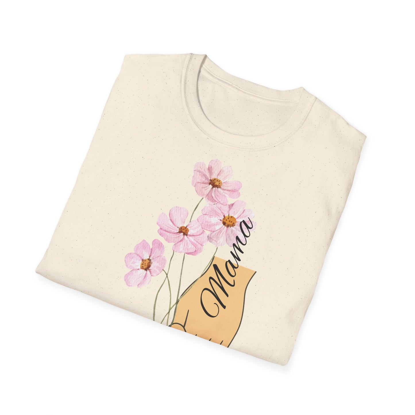 Floral Mama Shirt - Softstyle Unisex T-Shirt for Mother's Day