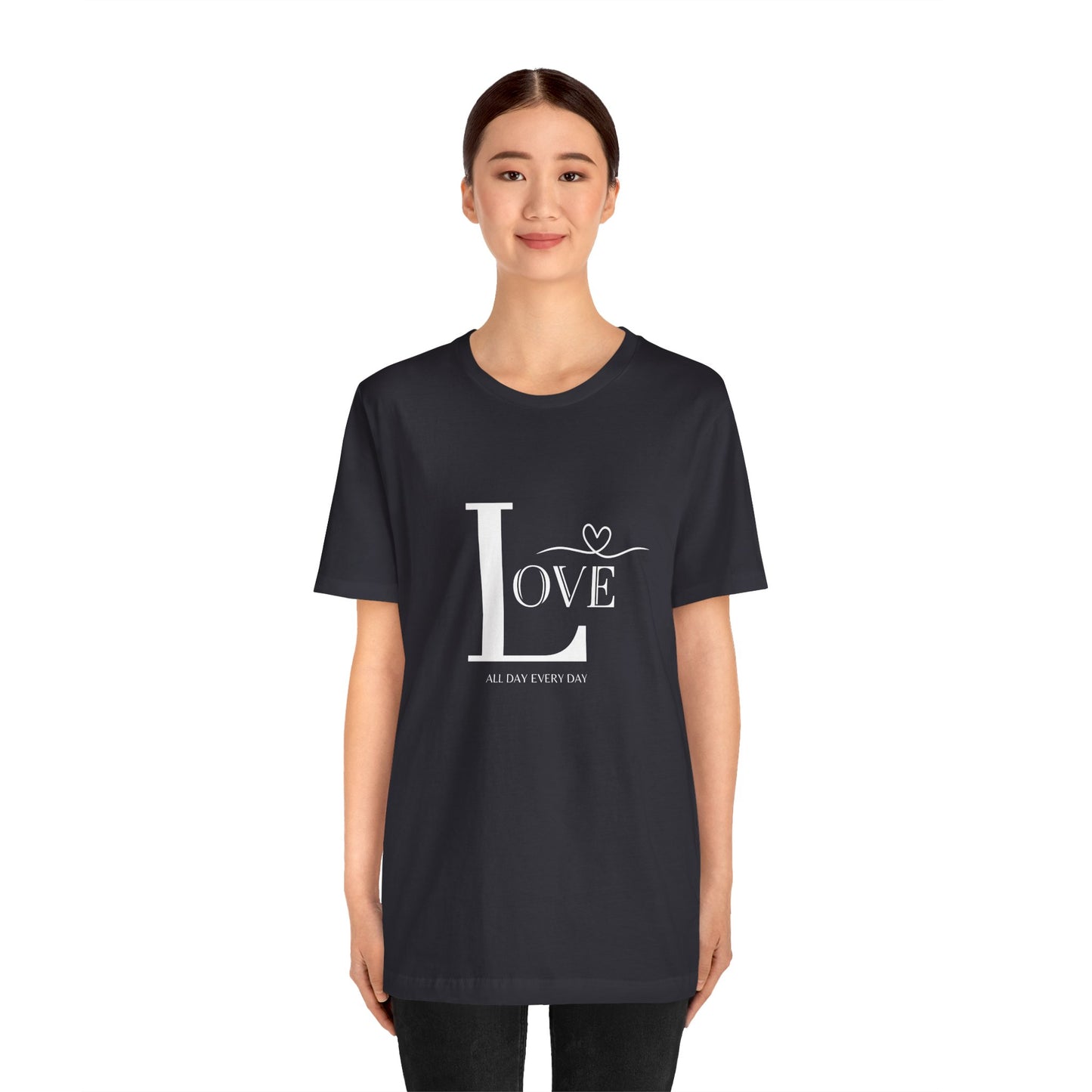 Unisex  Jersey Short Sleeve Love Tee