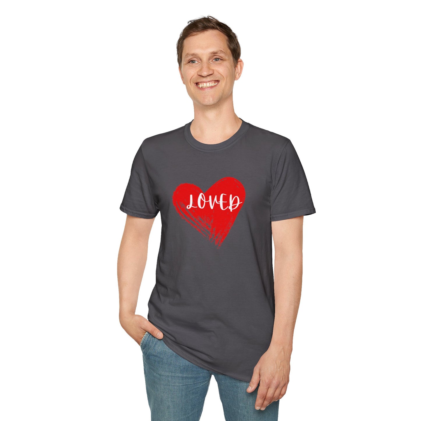 Camiseta unisex blanca Softstyle para hombre y mujer talla M 
