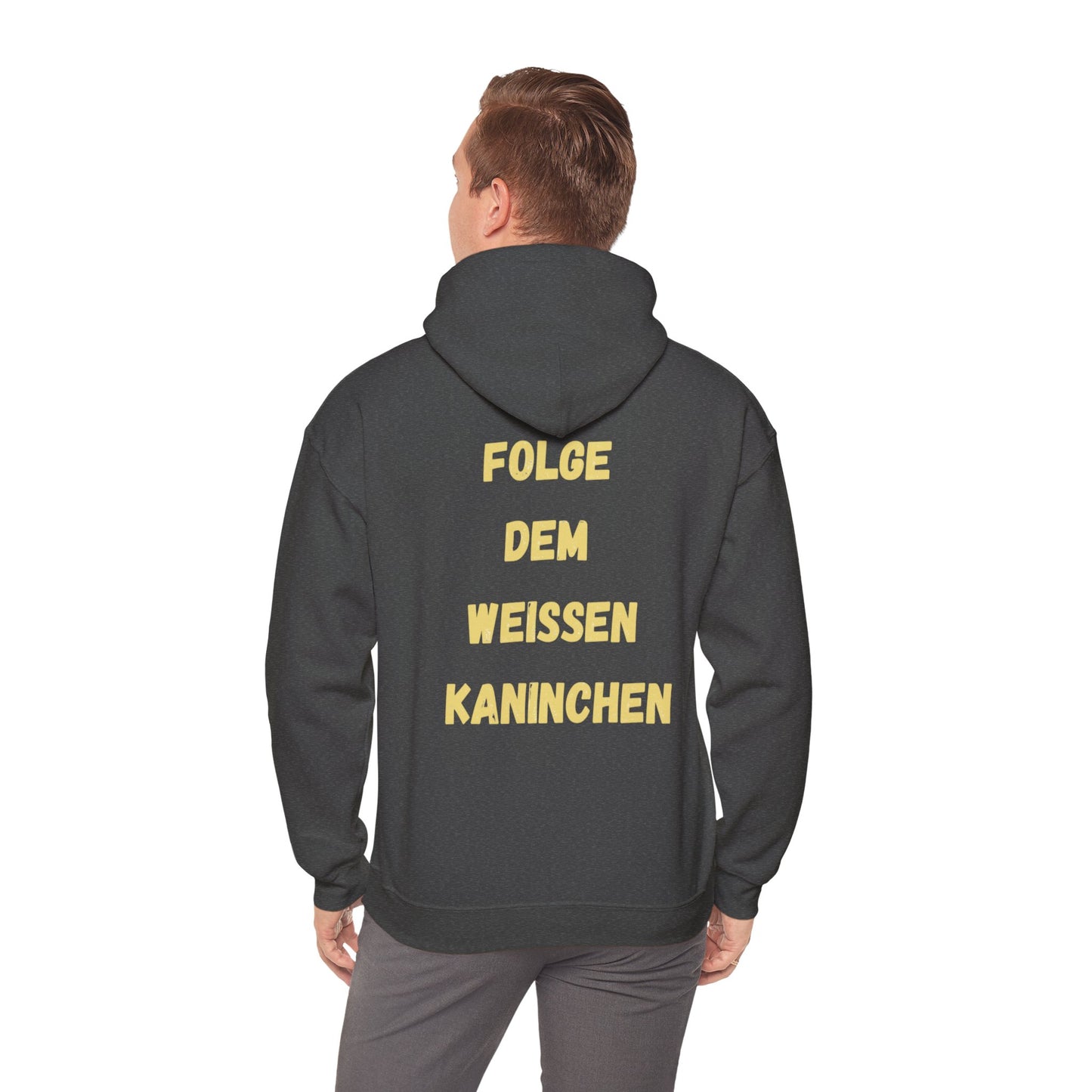 Folgen Sie dem weißen Kaninchen Hoodie - Unisex Heavy Blend™ Sweatshirt