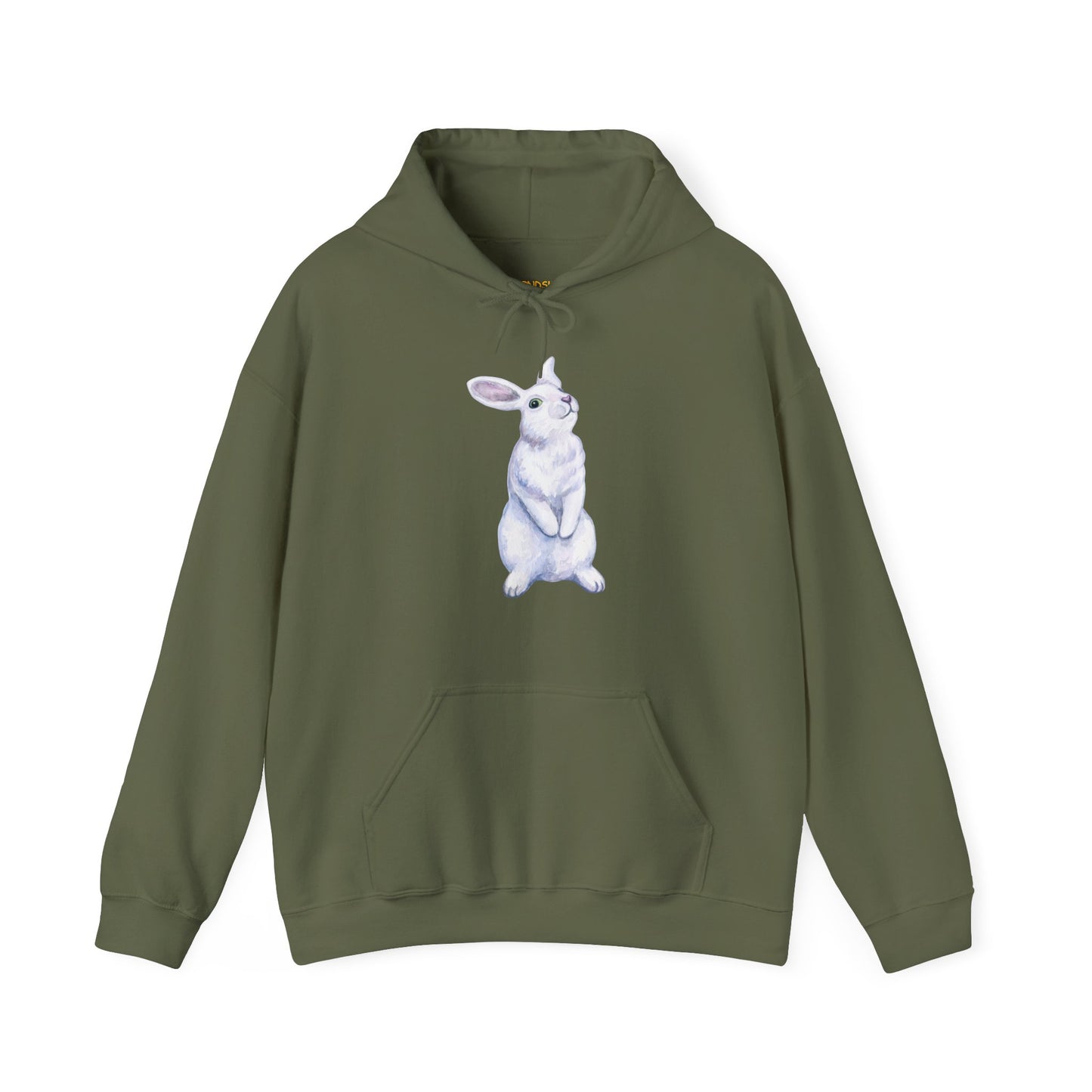 Folgen Sie dem weißen Kaninchen Hoodie - Unisex Heavy Blend™ Sweatshirt