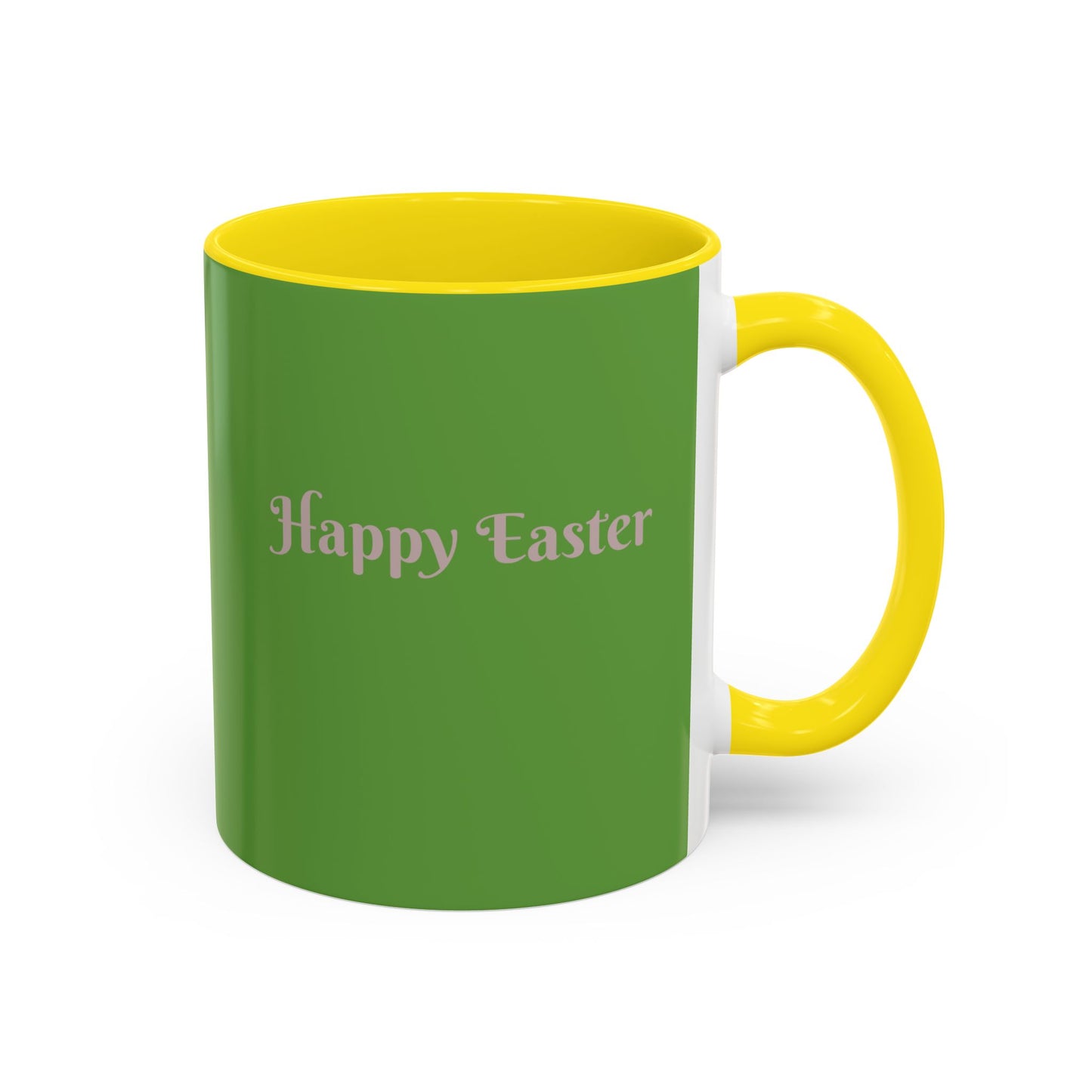 Happy Easter Accent Coffee Mug - 11 & 15oz - Perfect for Spring Celebrations