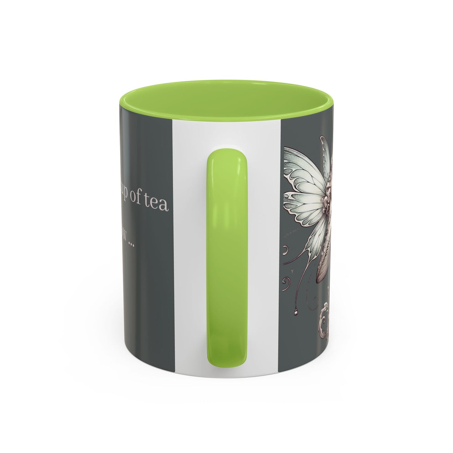 Lustige Akzent-Kaffeetasse - 'Du warst meine Tasse Tee, aber ich trinke jetzt Champagner' - Perfektes Geschenk für Weinliebhaber