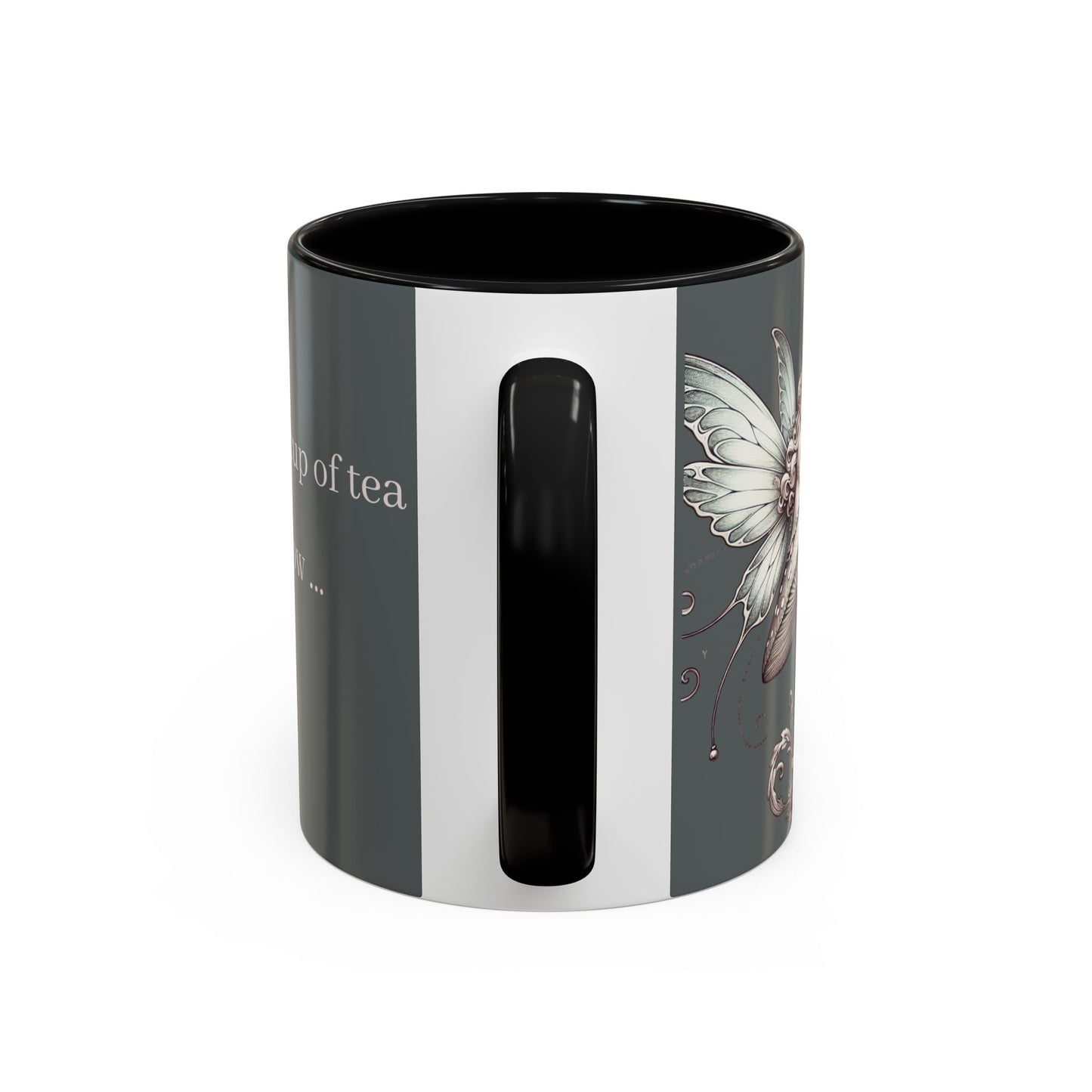 Lustige Akzent-Kaffeetasse - 'Du warst meine Tasse Tee, aber ich trinke jetzt Champagner' - Perfektes Geschenk für Weinliebhaber