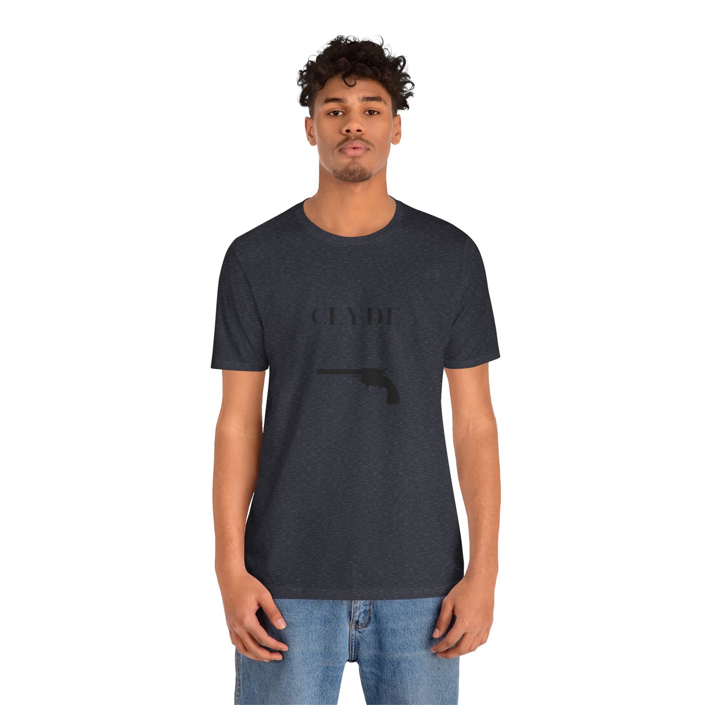 Weißes Herren-Jersey-T-Shirt mit kurzen Ärmeln für Paare