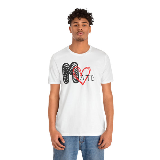 Unisex Jersey Kurzarm-T-Shirt für Paare