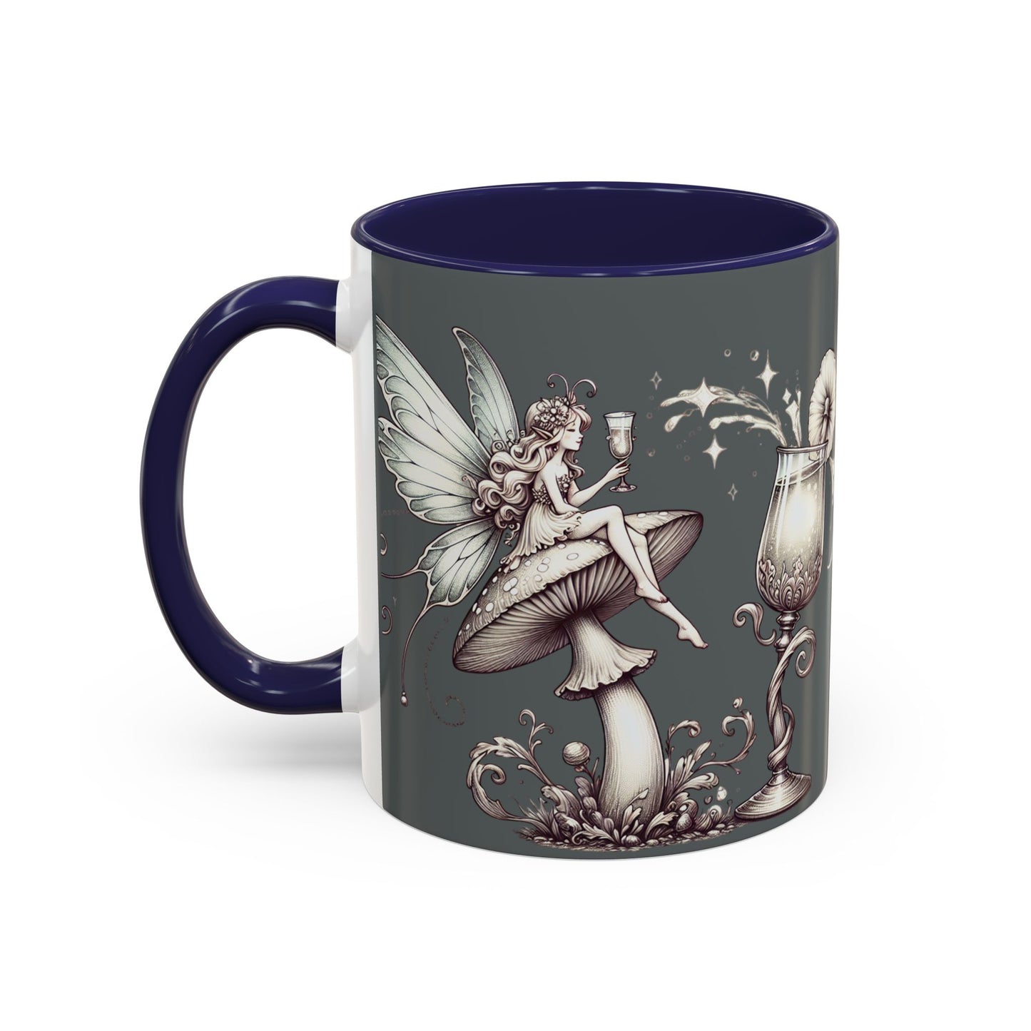 Lustige Akzent-Kaffeetasse - 'Du warst meine Tasse Tee, aber ich trinke jetzt Champagner' - Perfektes Geschenk für Weinliebhaber