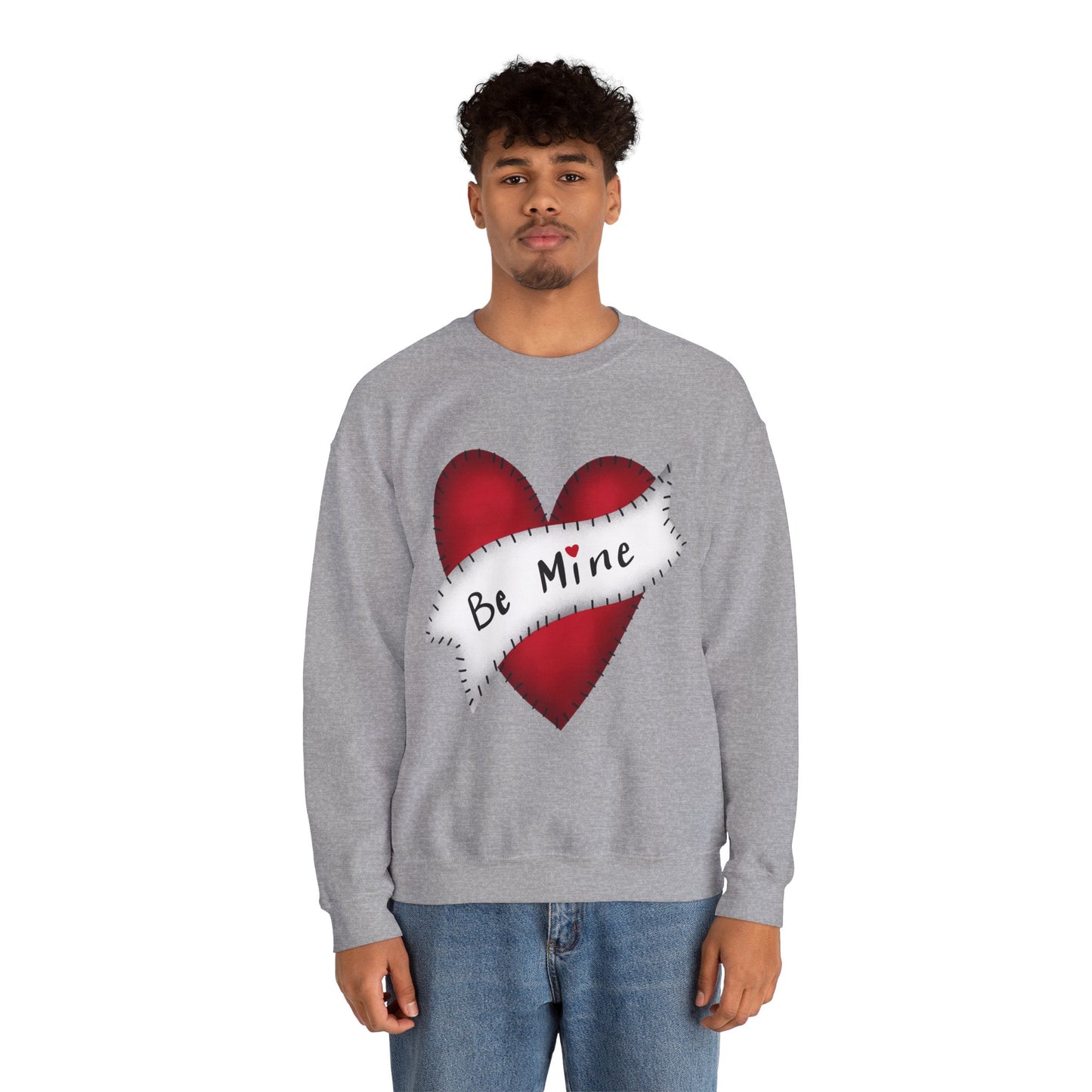 Sweat-shirt Love Unisexe Heavy Blend™ Blanc