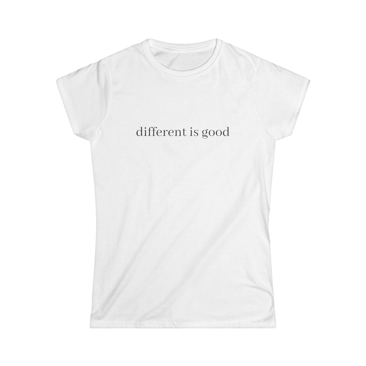 Damen T-Shirt - Weißes Lässiges Weiches Baumwoll-T-Shirt