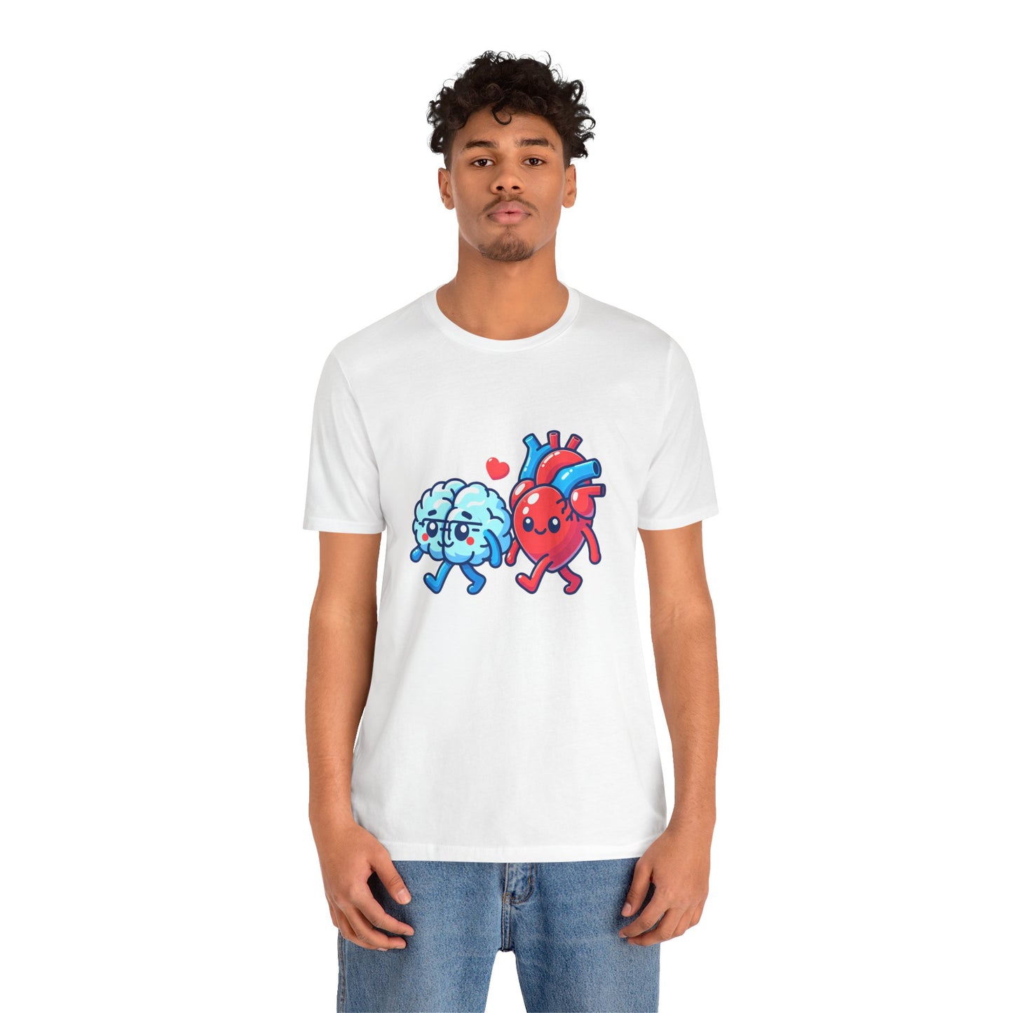 Camiseta unisex con estampado teñido en prenda