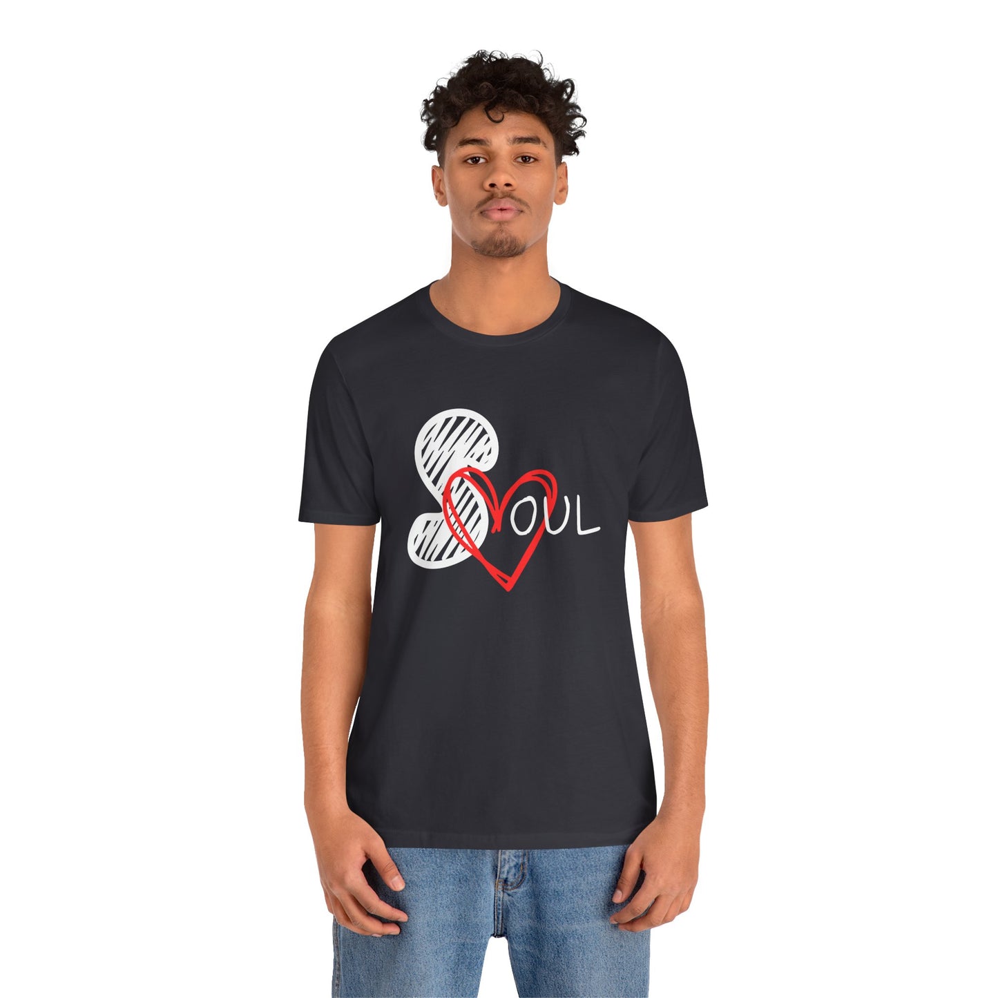 T-shirt unisexe à manches courtes assorti pour couple