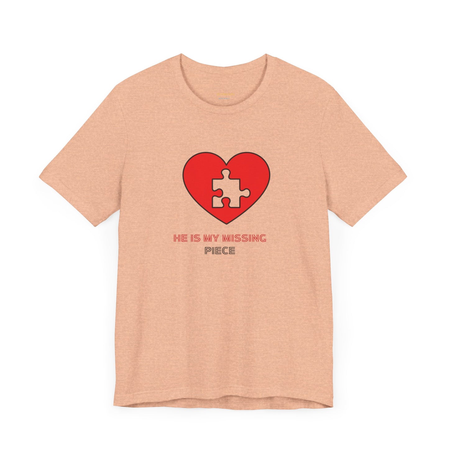 Weißes Unisex-Jersey-T-Shirt mit kurzen Ärmeln für Paare