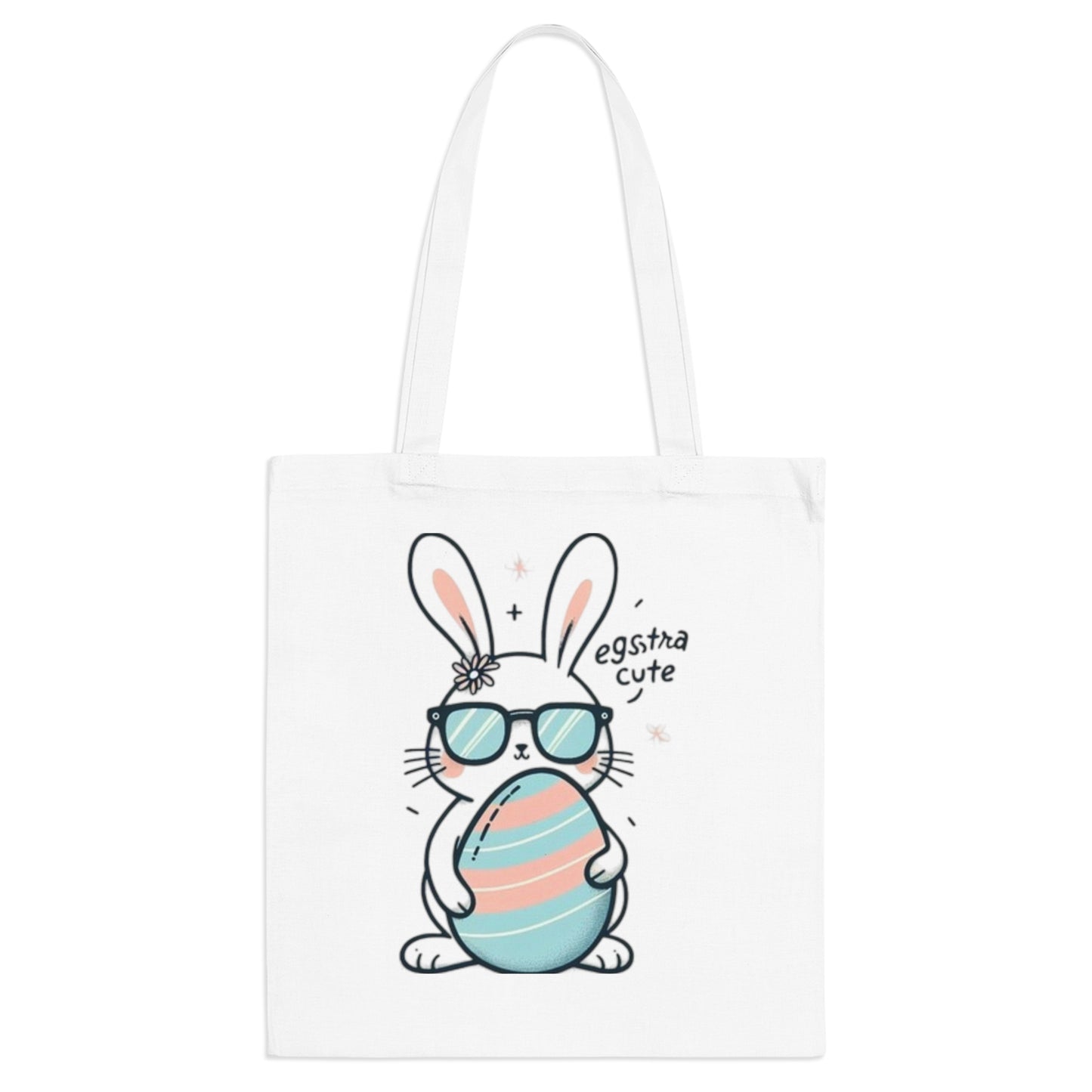 Cute Bunny Easter Tote Bag - Perfect for Spring Celebrations Süße Oster-Tragetasche mit Hasenmotiv – perfekt für Frühlingsfeiern