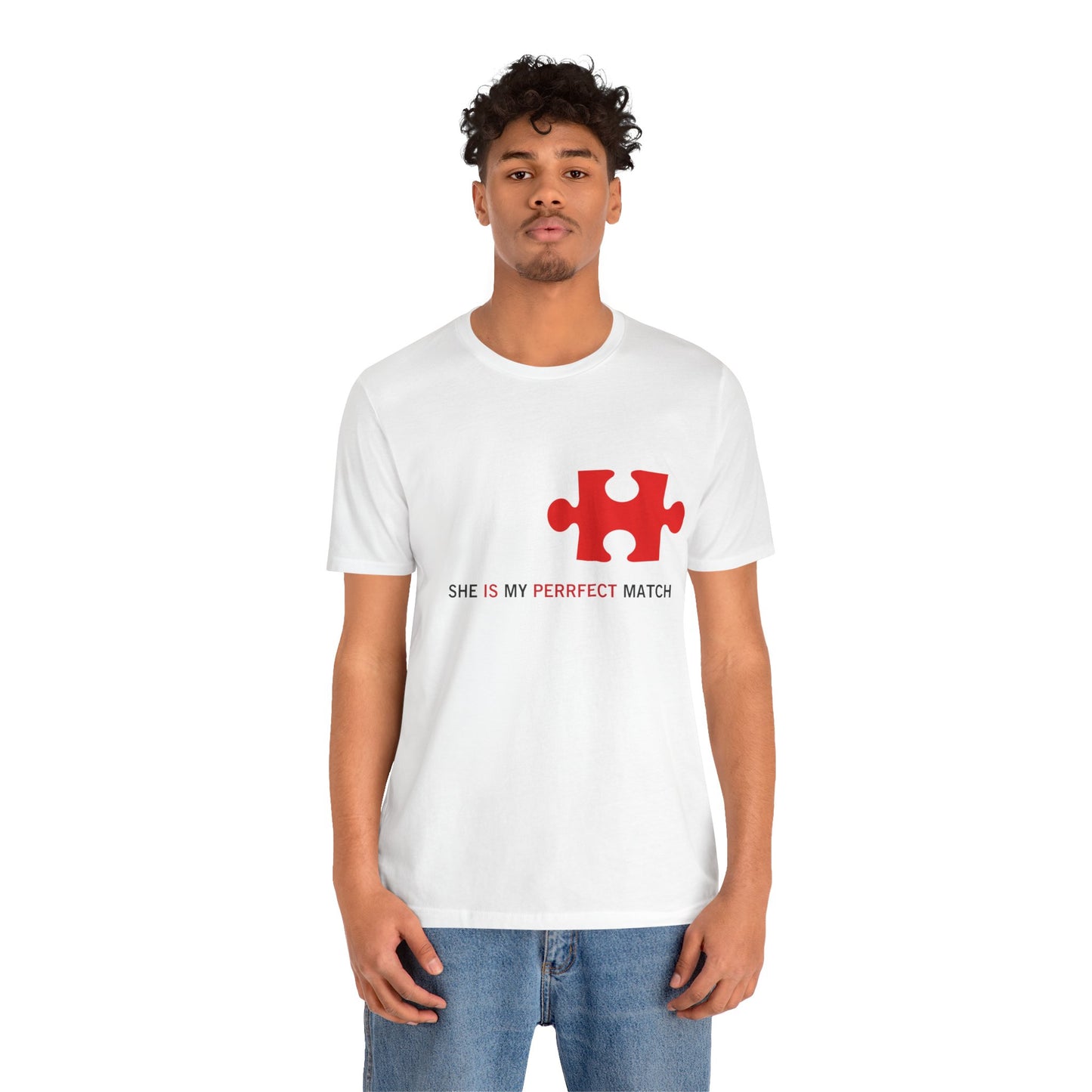 Herren Jersey Kurzarm passende Paar T-Shirt
