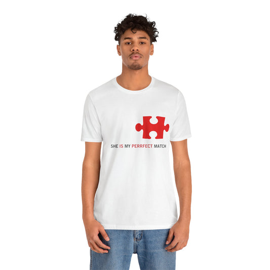 Herren Jersey Kurzarm passende Paar T-Shirt
