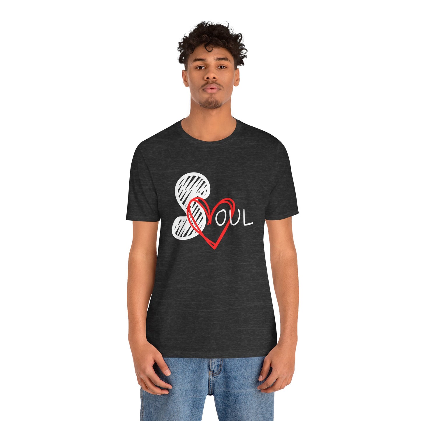 T-shirt unisexe à manches courtes assorti pour couple