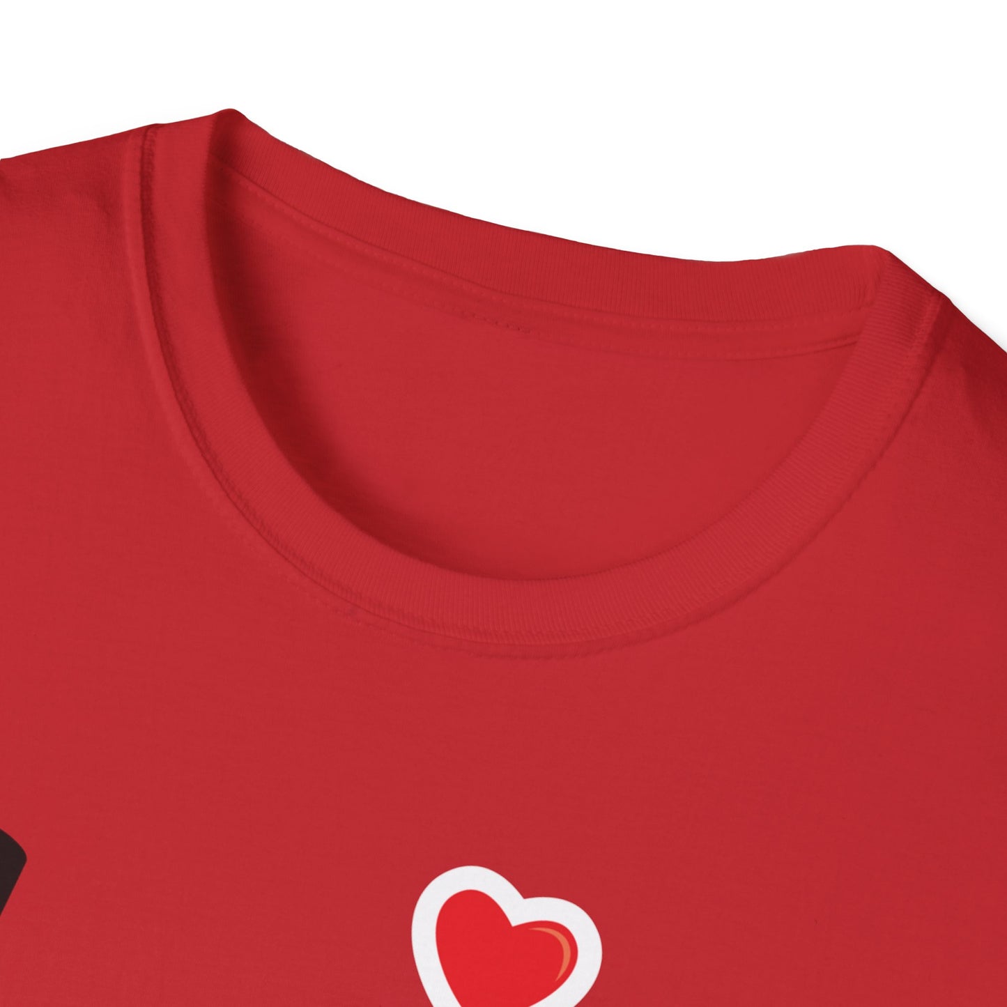 Weißes Unisex Softstyle Love T-Shirt