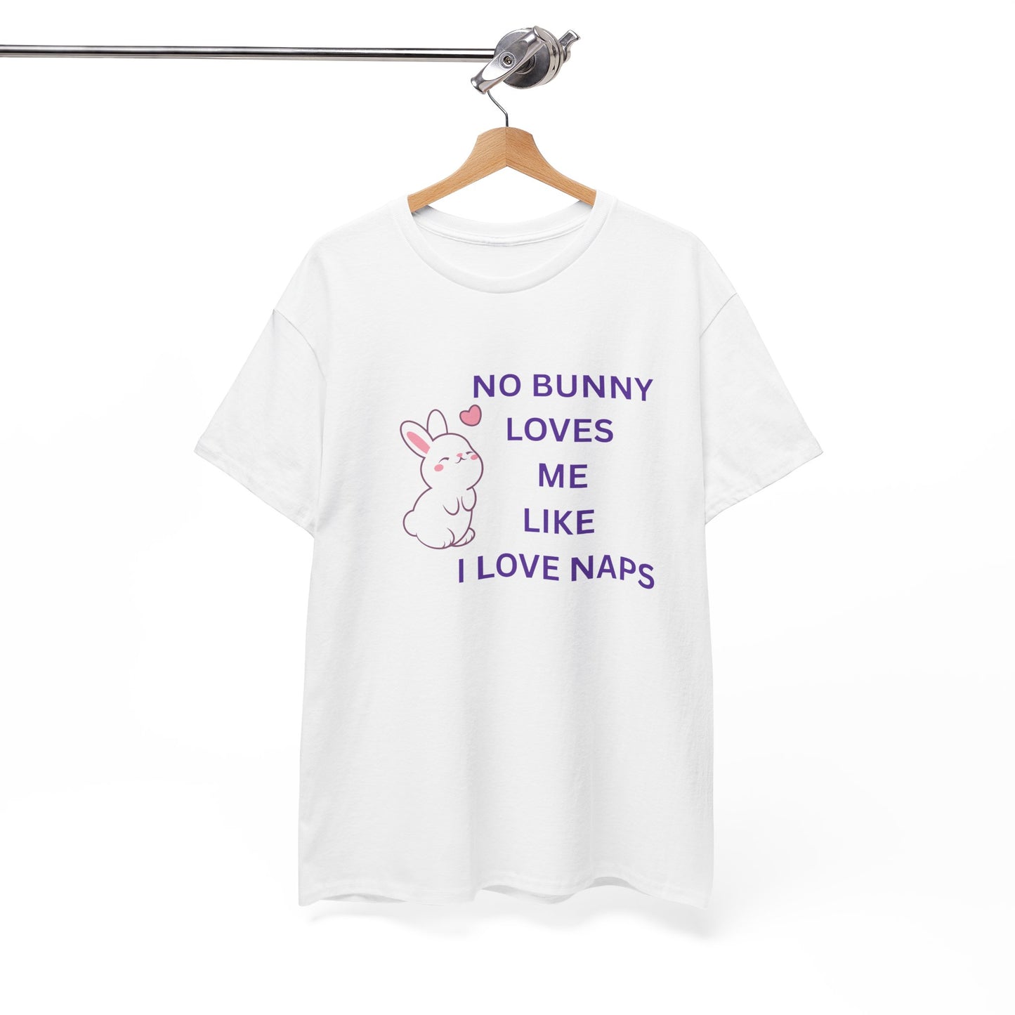 Funny Bunny Nap Lover Unisex Heavy Cotton Tee