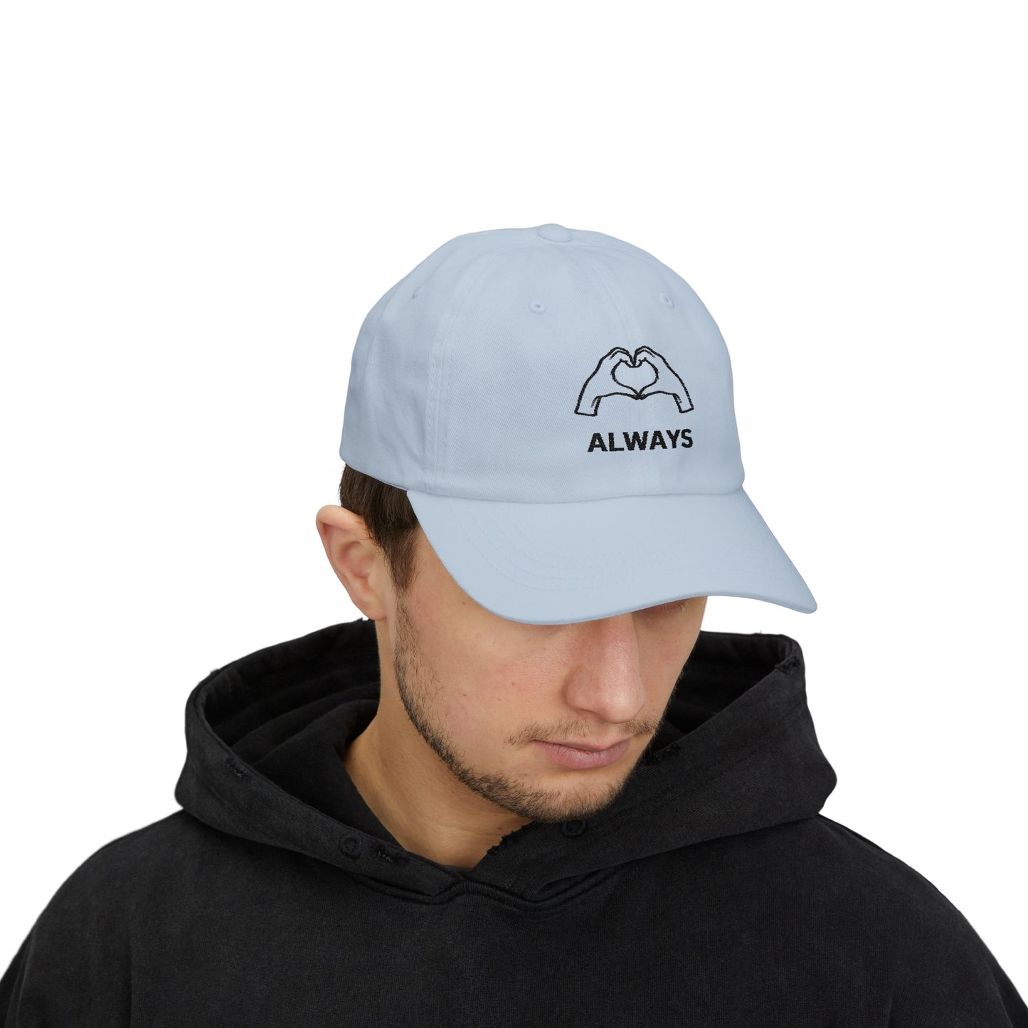 Dad Cap - Klassische weiße verstellbare Mütze