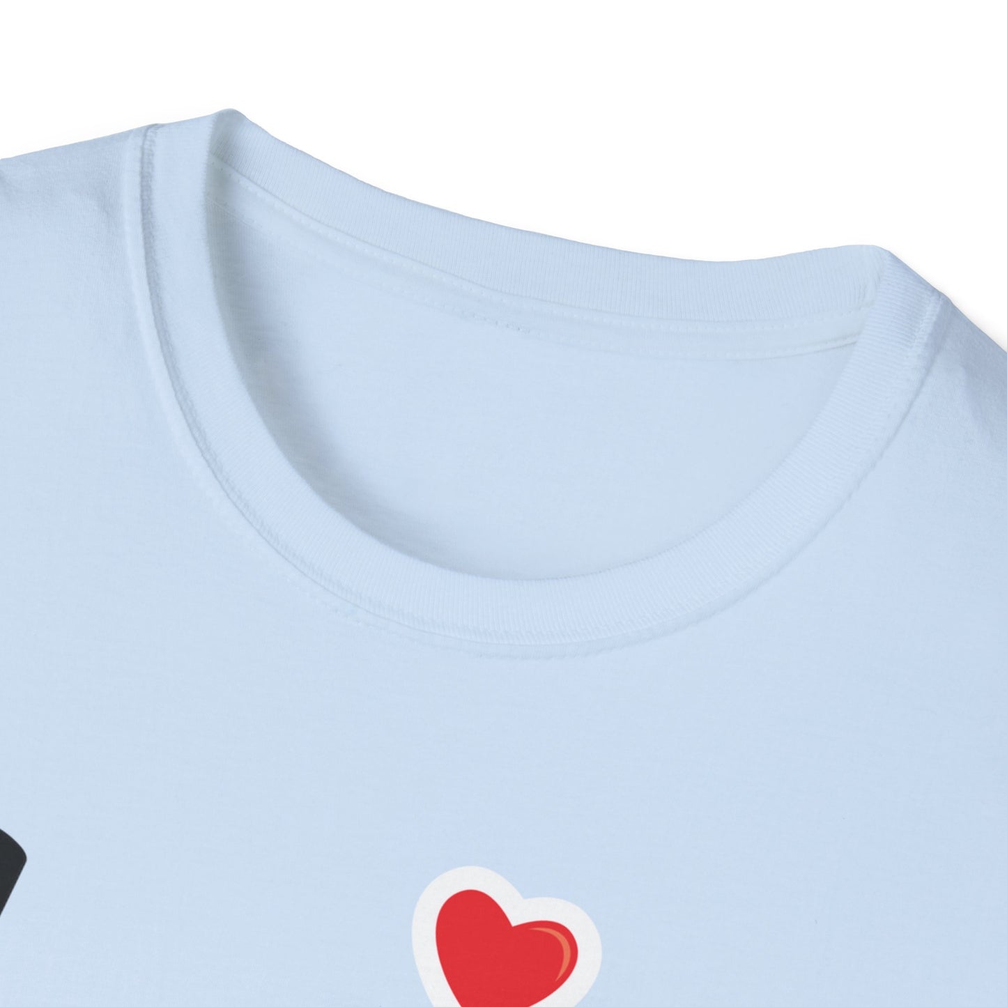 Weißes Unisex Softstyle Love T-Shirt