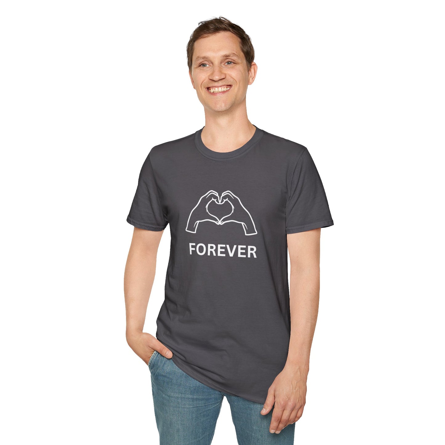 Street Style Unisex Softstyle T-Shirt Set voor Koppels