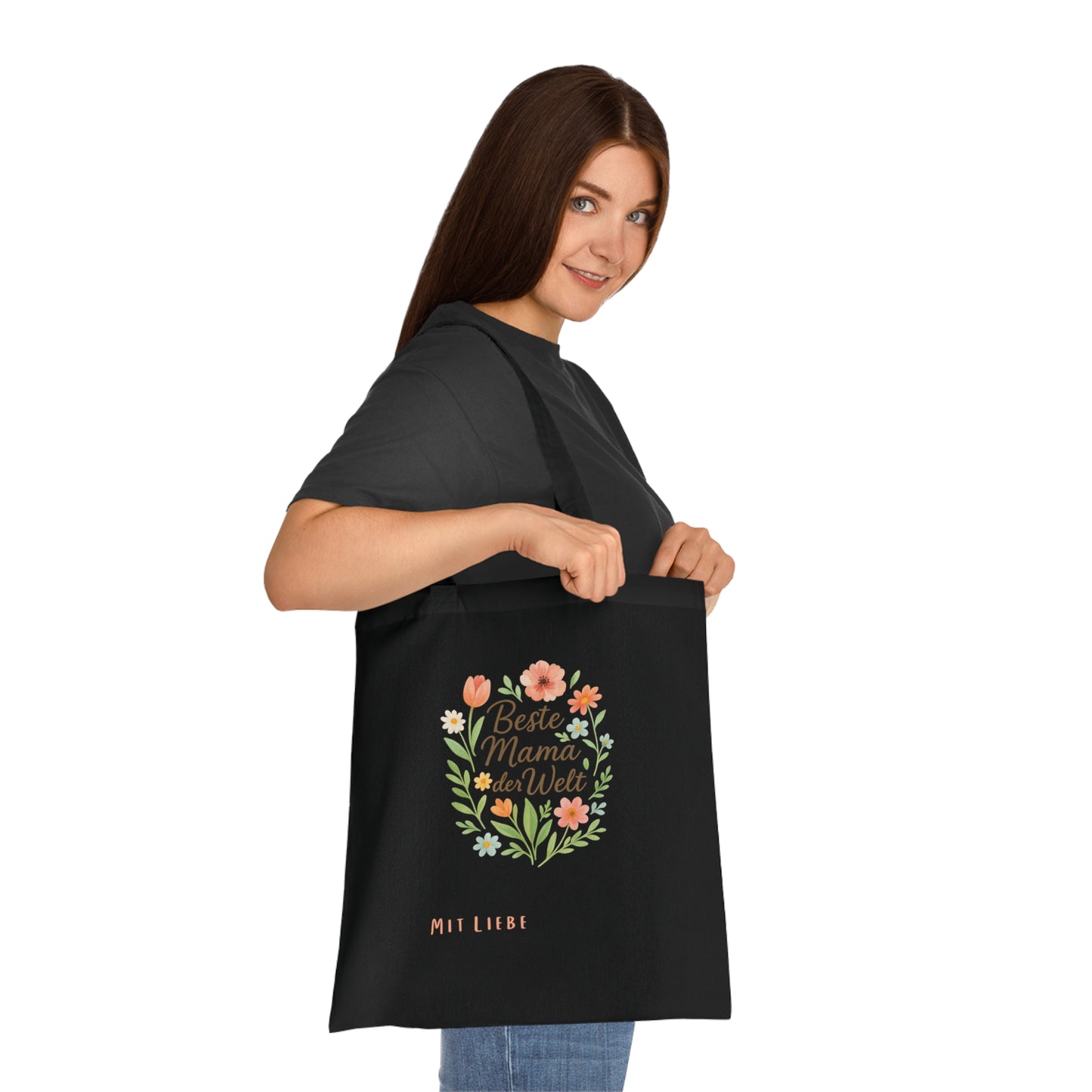 Personalized Mother's Day Cotton Tote Muttertag