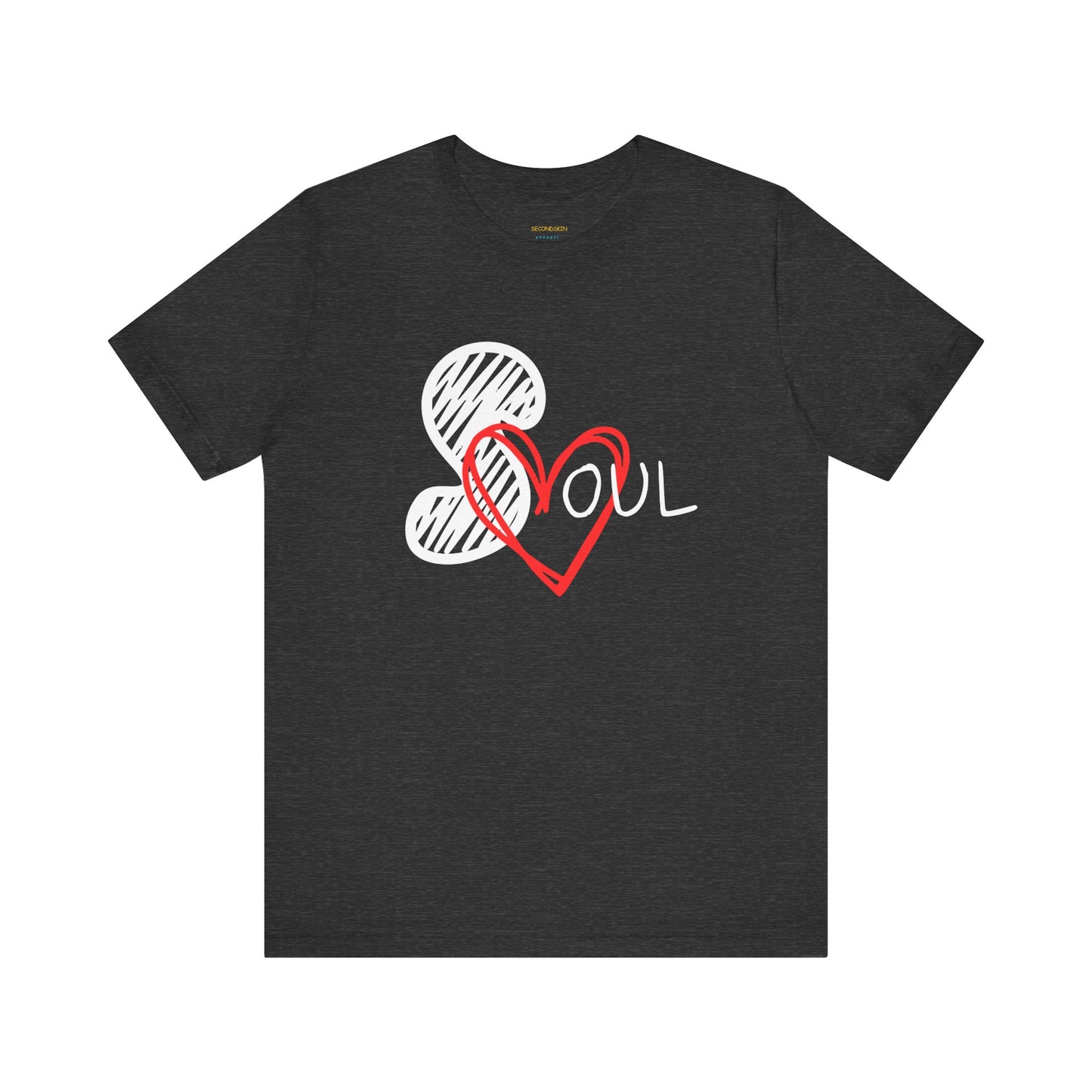 T-shirt unisexe à manches courtes assorti pour couple