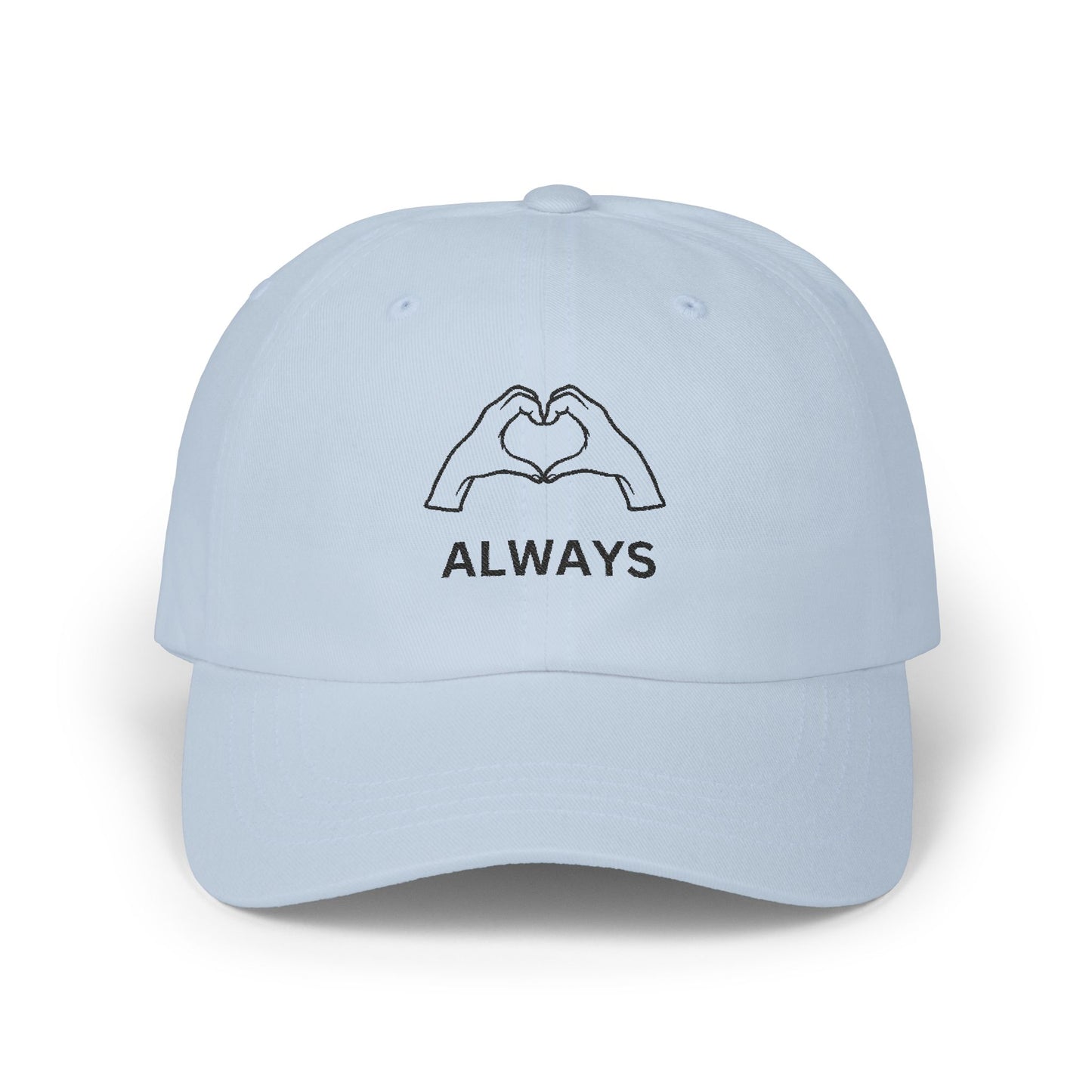 Dad Cap - Klassische weiße verstellbare Mütze