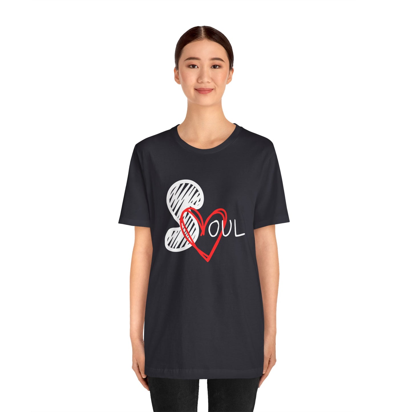 T-shirt unisexe à manches courtes assorti pour couple