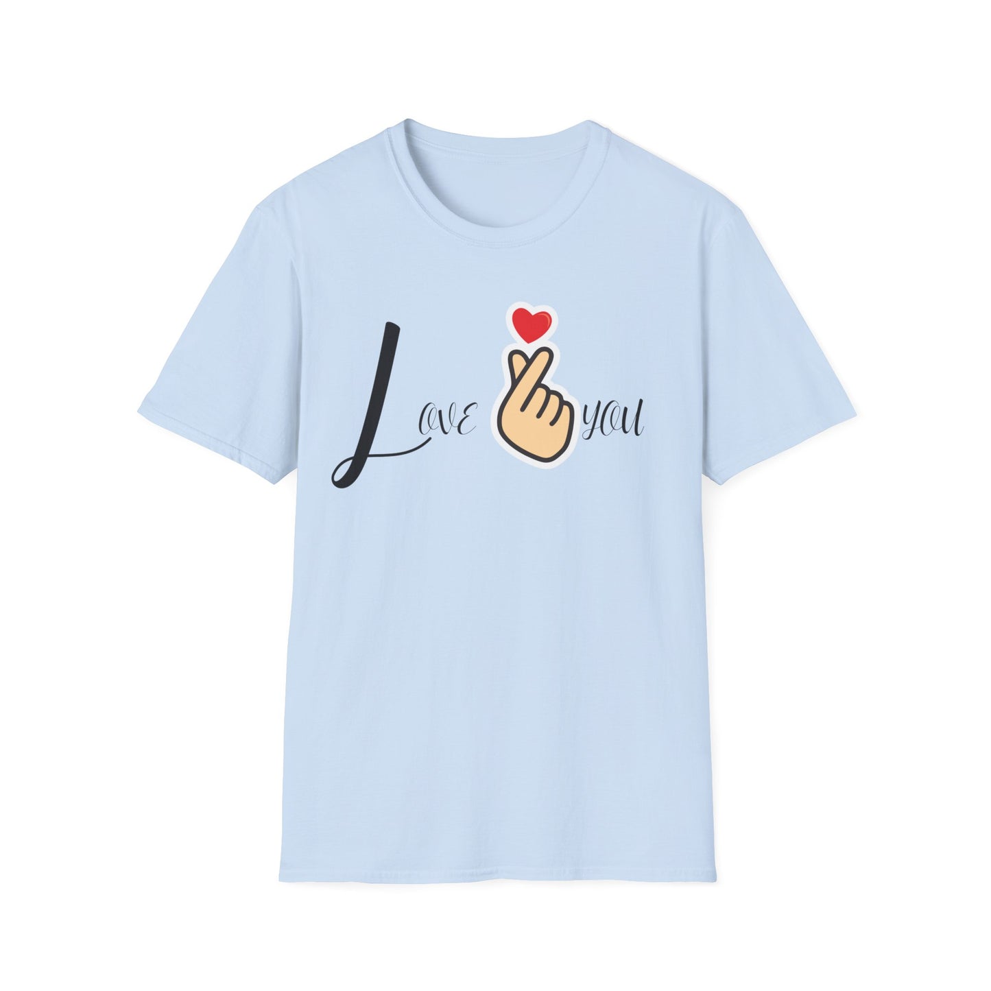 Weißes Unisex Softstyle Love T-Shirt