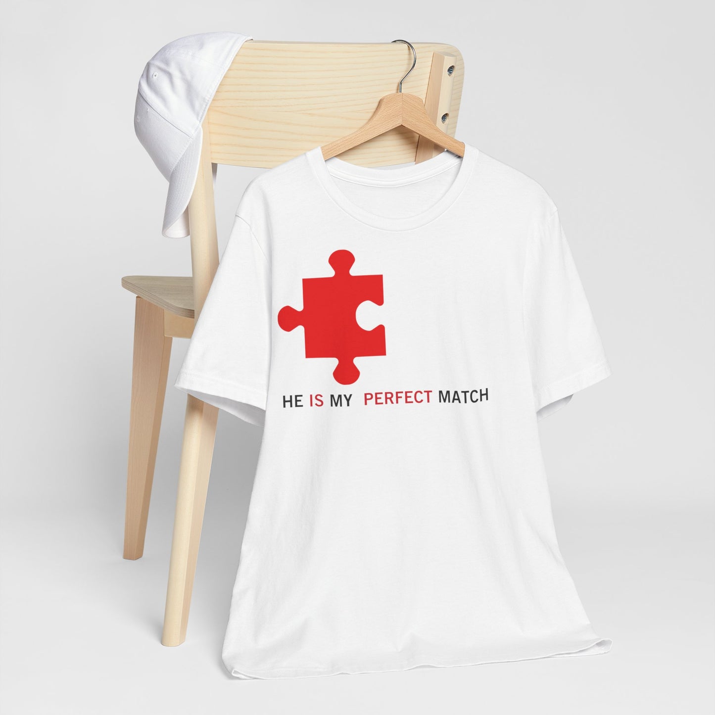Damen Paar Stil Weißes T-Shirt