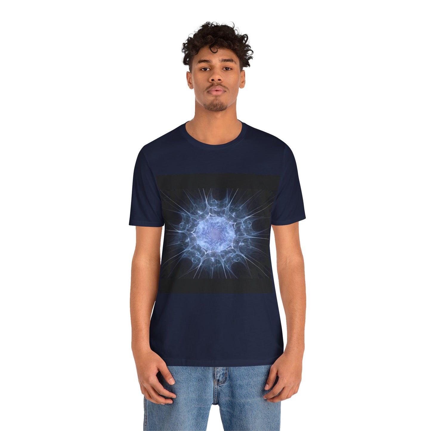 T-shirt galaxie unisexe marine