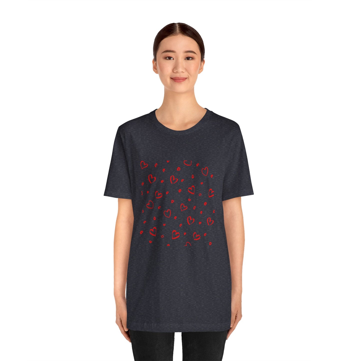 Camiseta de manga corta LoveTee Unisex Blanca