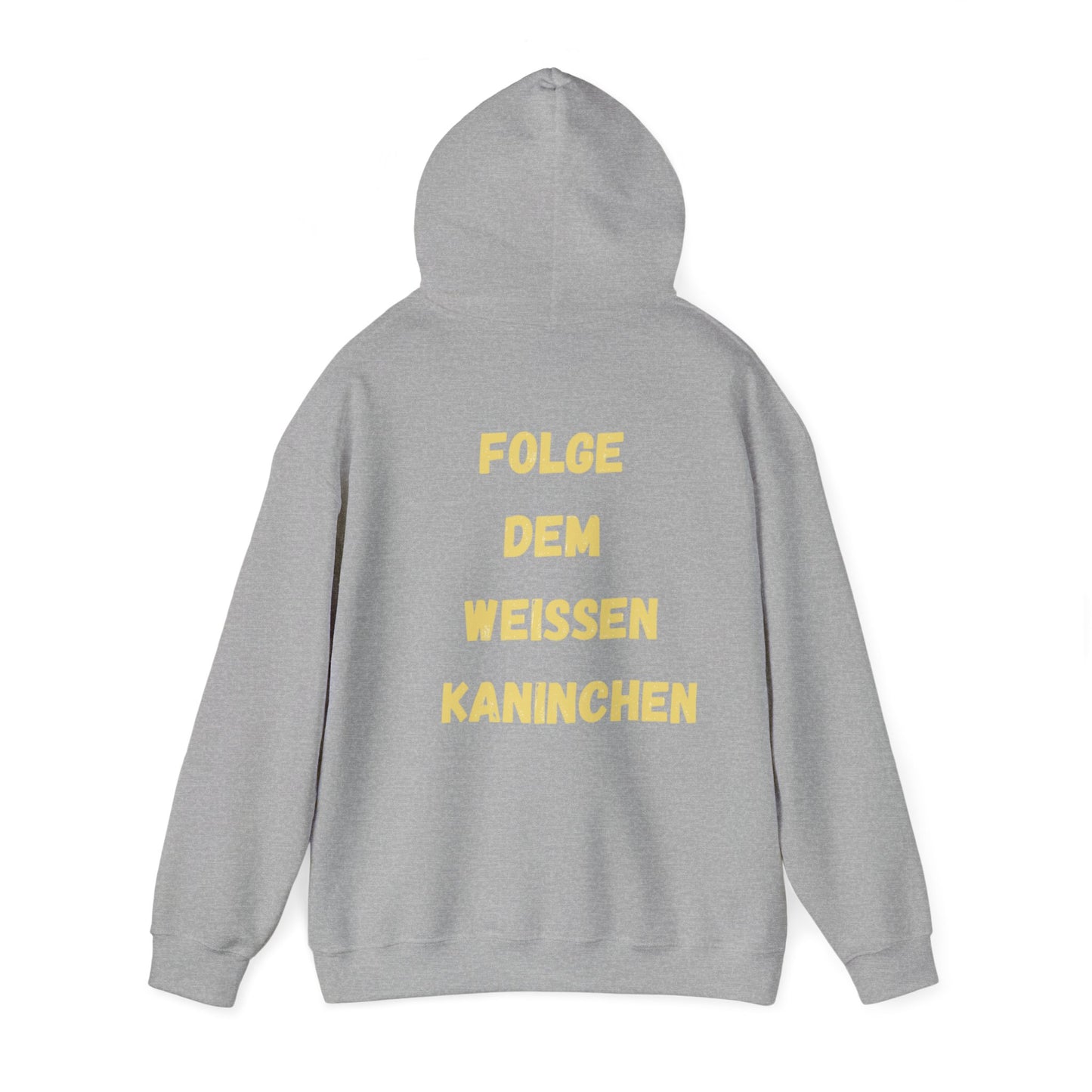 Folgen Sie dem weißen Kaninchen Hoodie - Unisex Heavy Blend™ Sweatshirt