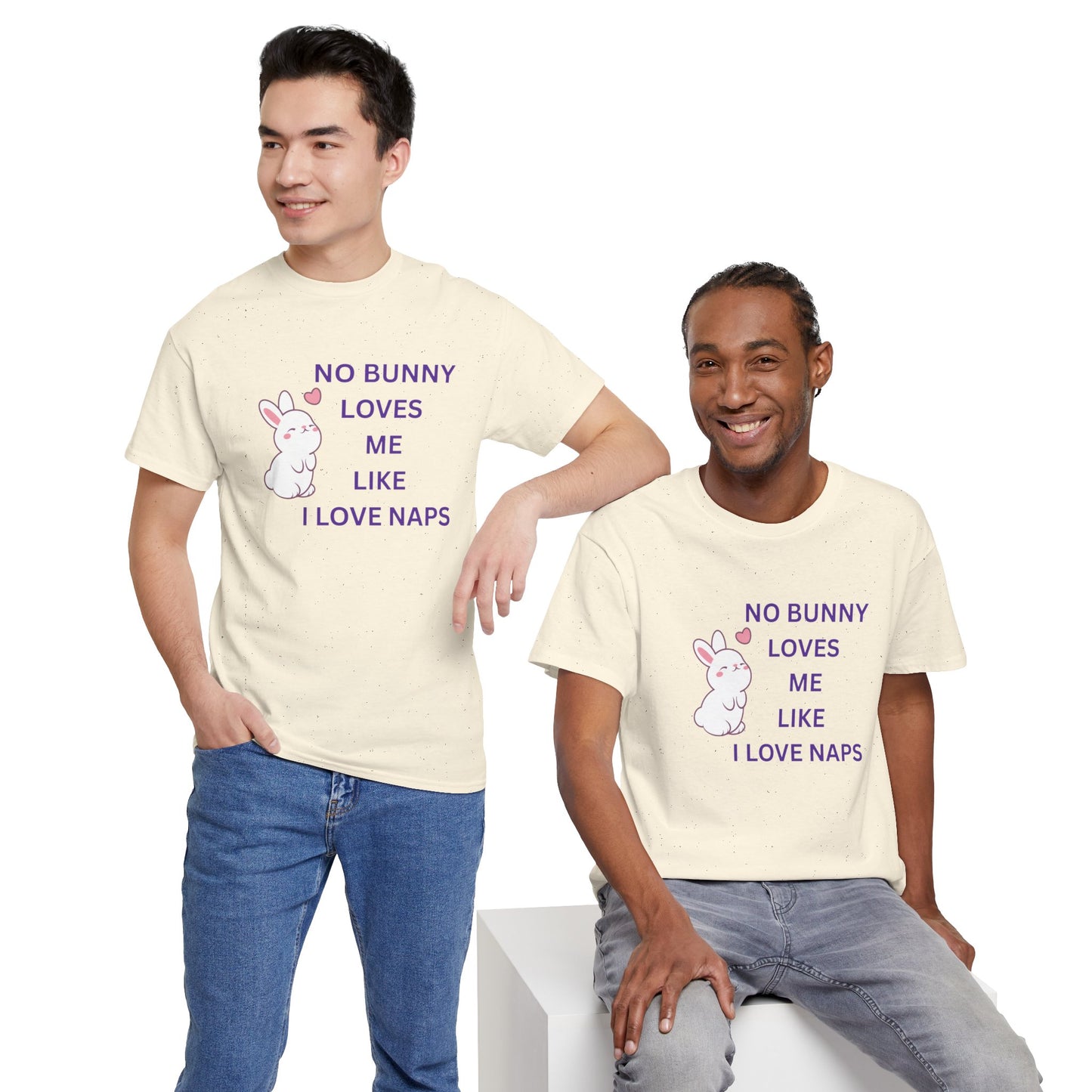 Funny Bunny Nap Lover Unisex Heavy Cotton Tee