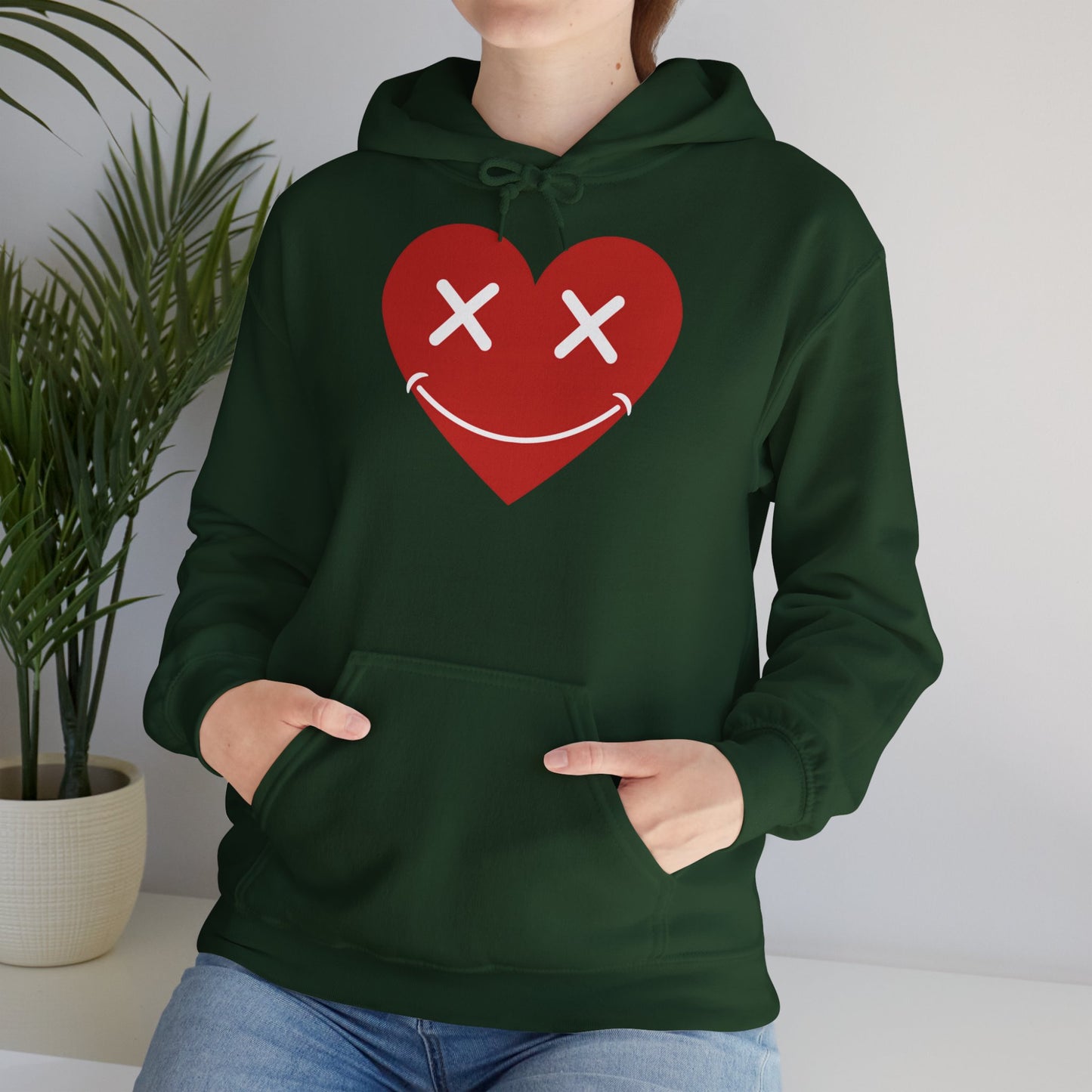 Sudadera unisex con capucha y mezcla pesada™ Love 