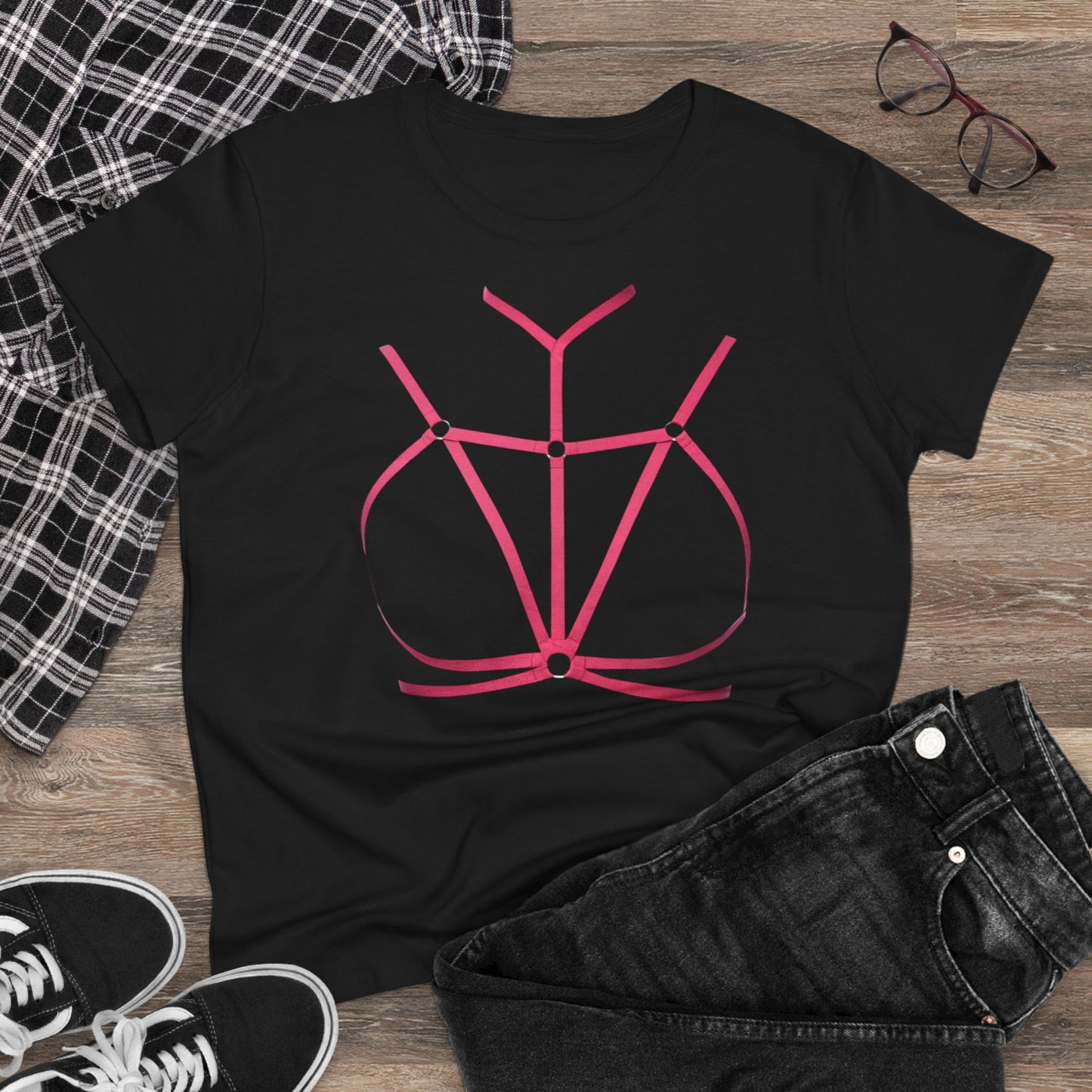 Damen T-Shirt Lässiges Baumwoll-Tee