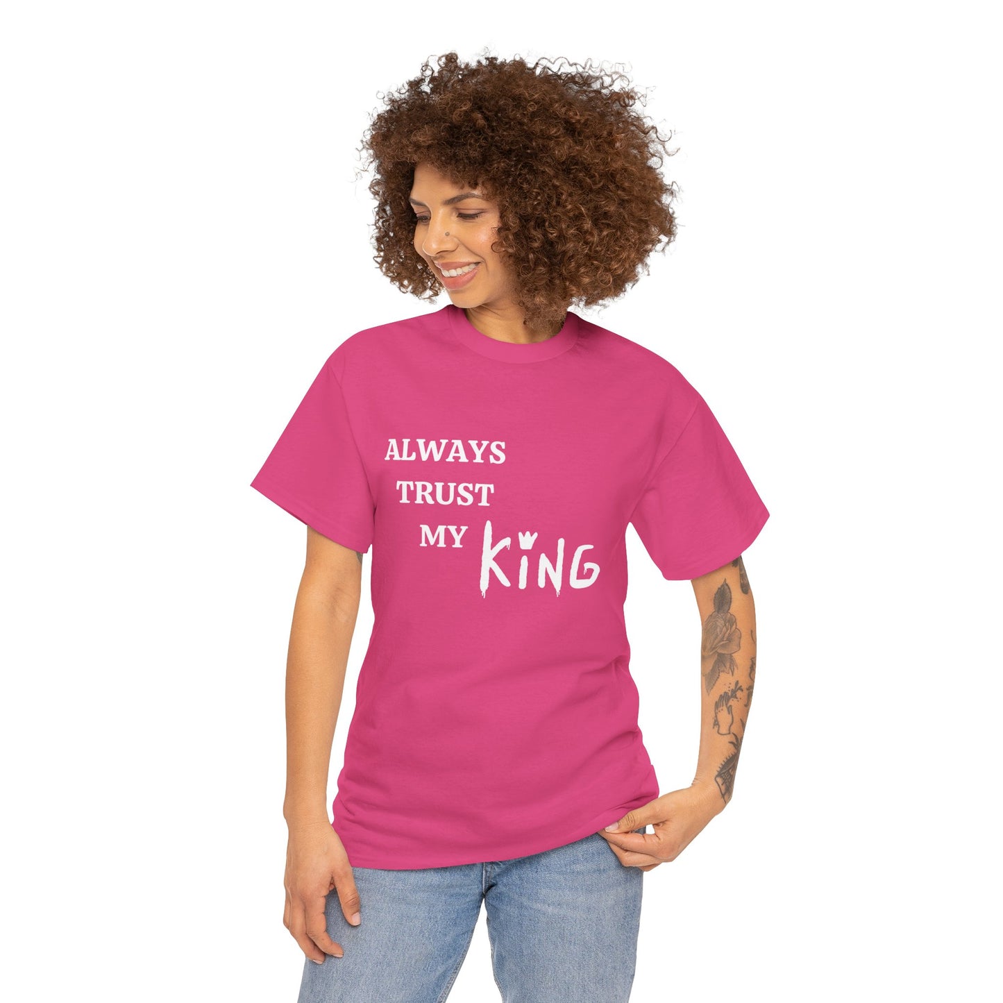T-shirt Couple Assorti - T-shirt en Coton Épais Unisexe Amusant
