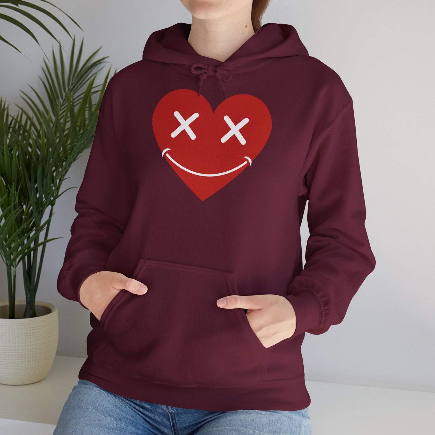 Sudadera unisex con capucha y mezcla pesada™ Love 