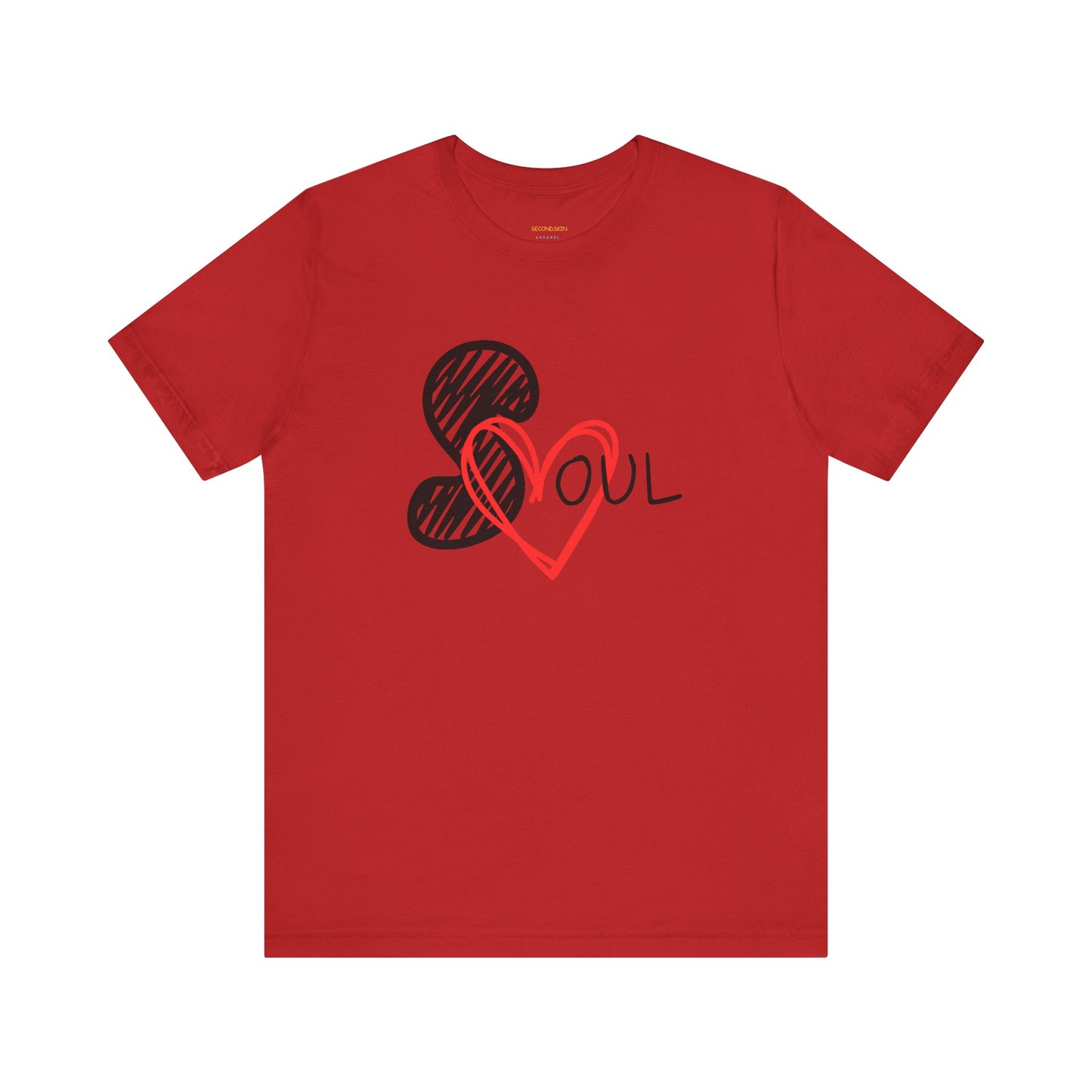 T-shirt unisexe à manches courtes Love