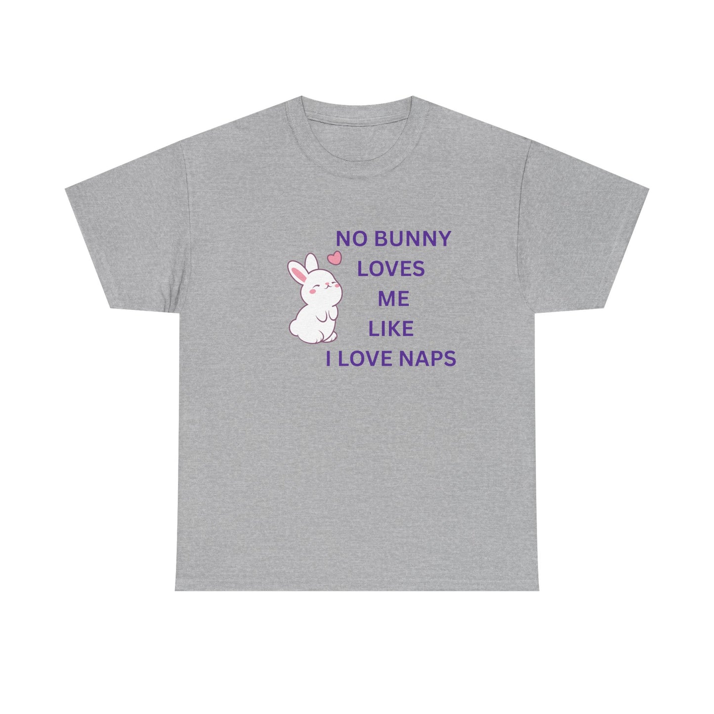 Funny Bunny Nap Lover Unisex Heavy Cotton Tee
