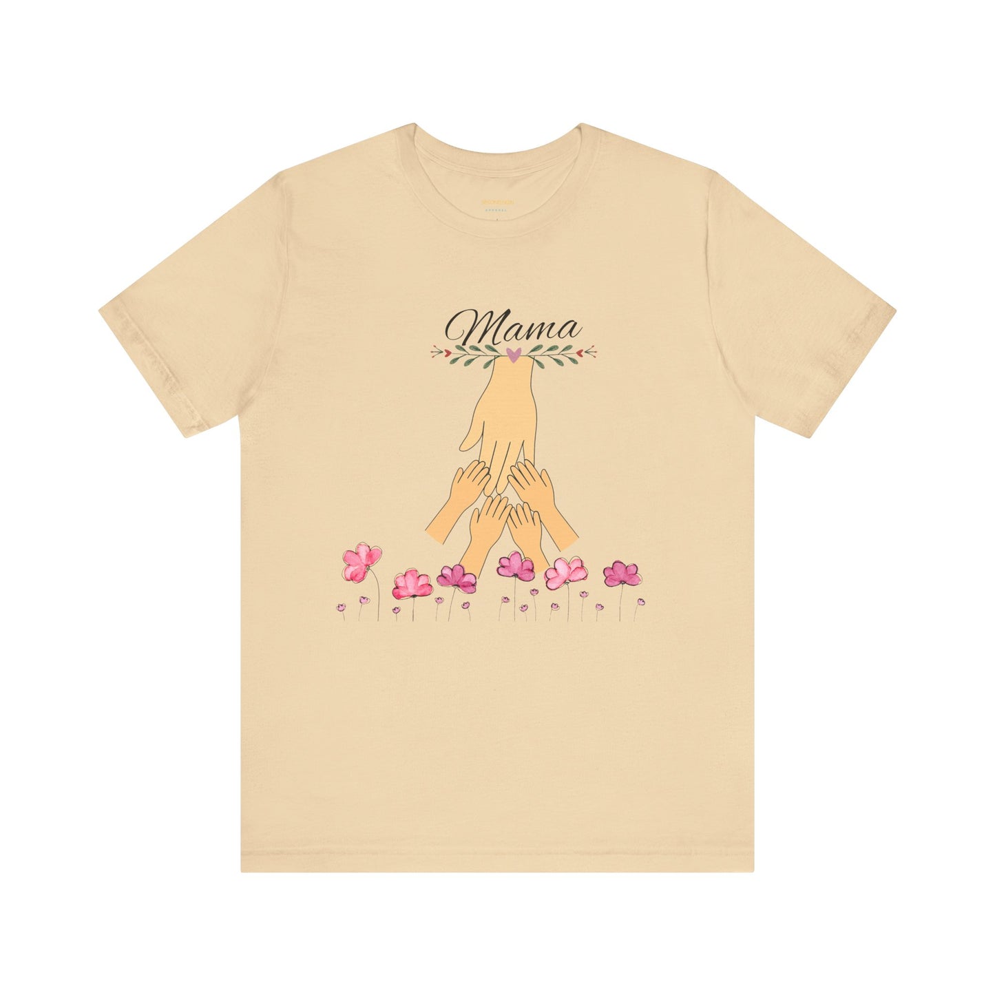 Mama Hands Unisex Custom  Tee - Perfect Gift for Mother's Day & Family Celebrations