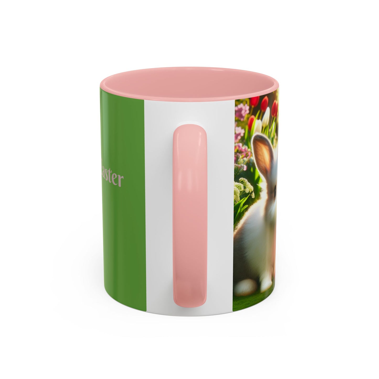 Happy Easter Accent Coffee Mug - 11 & 15oz - Perfect for Spring Celebrations