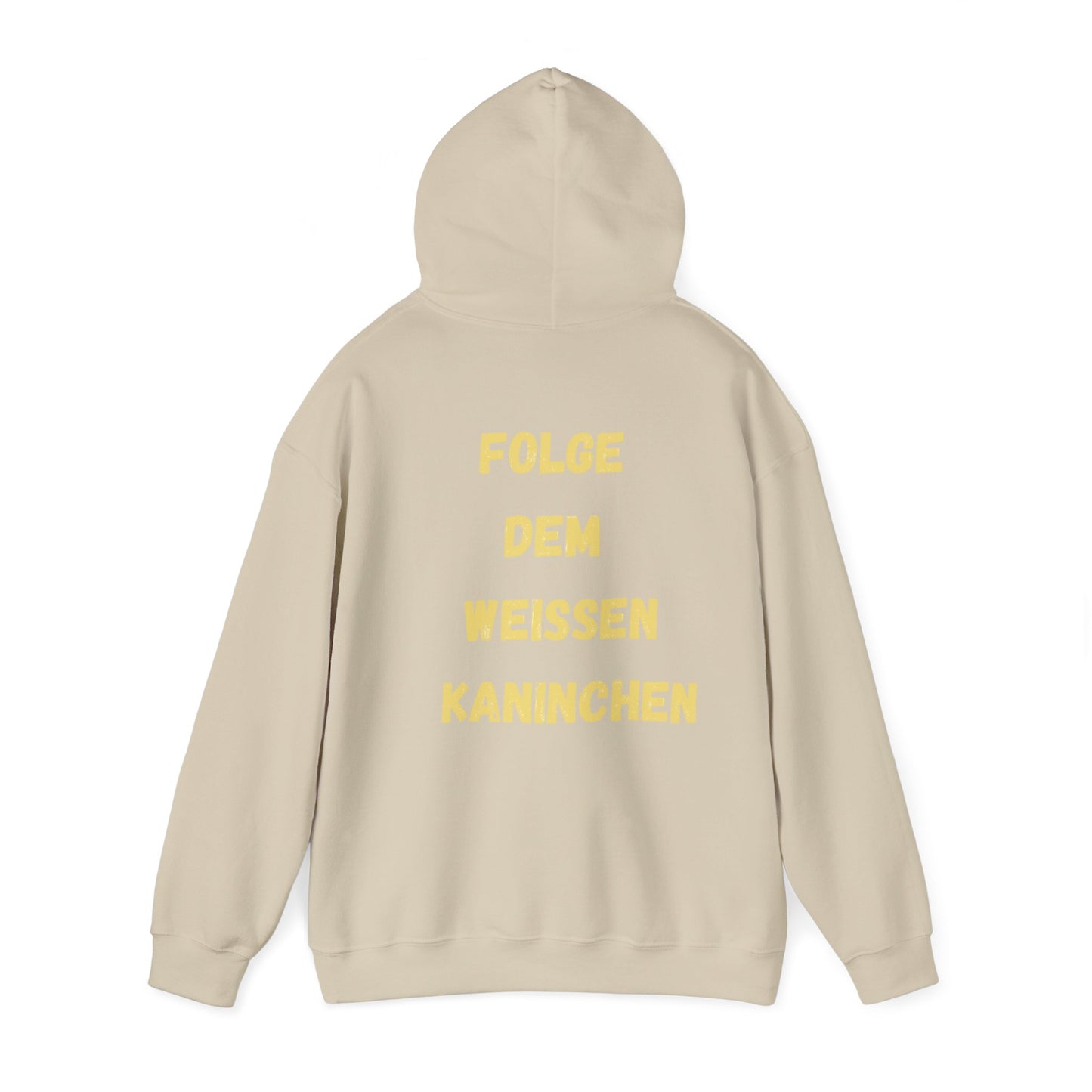 Folgen Sie dem weißen Kaninchen Hoodie - Unisex Heavy Blend™ Sweatshirt