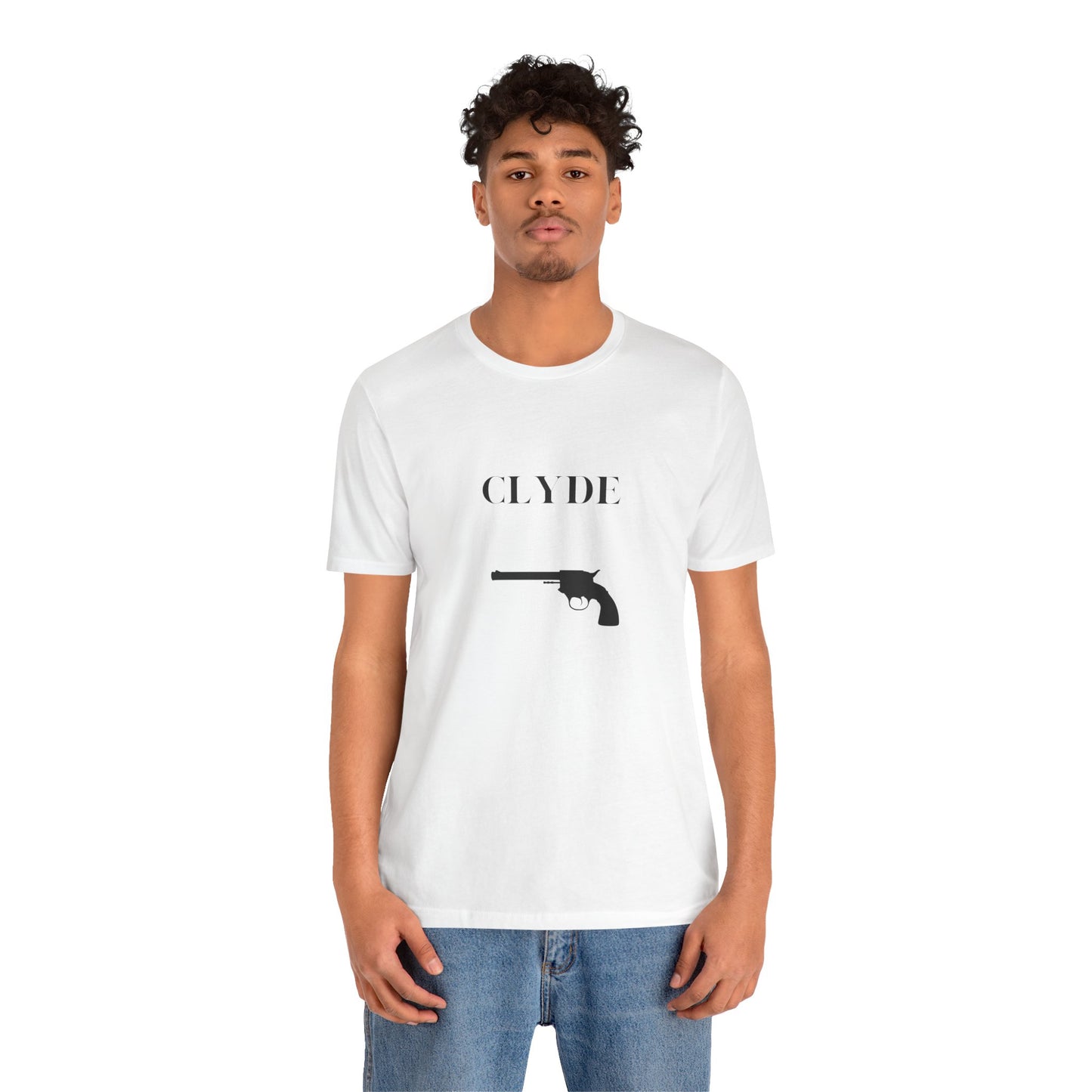 Weißes Herren-Jersey-T-Shirt mit kurzen Ärmeln für Paare