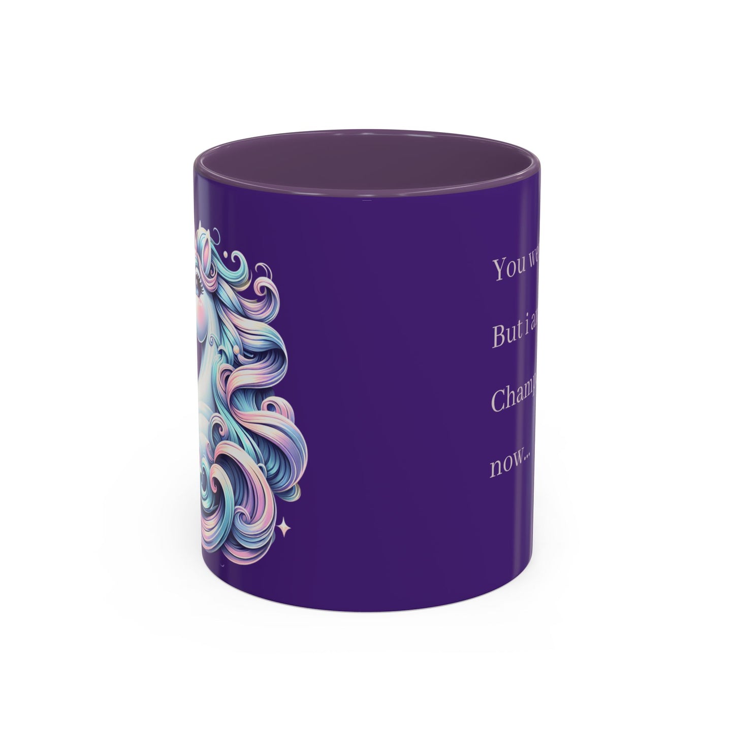 Playful Quote Coffee Mug - 'You Were My Coffee, But I Am Drinking Champagne Now'