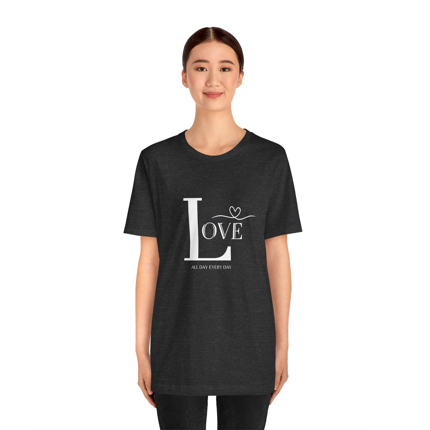 Unisex  Jersey Short Sleeve Love Tee